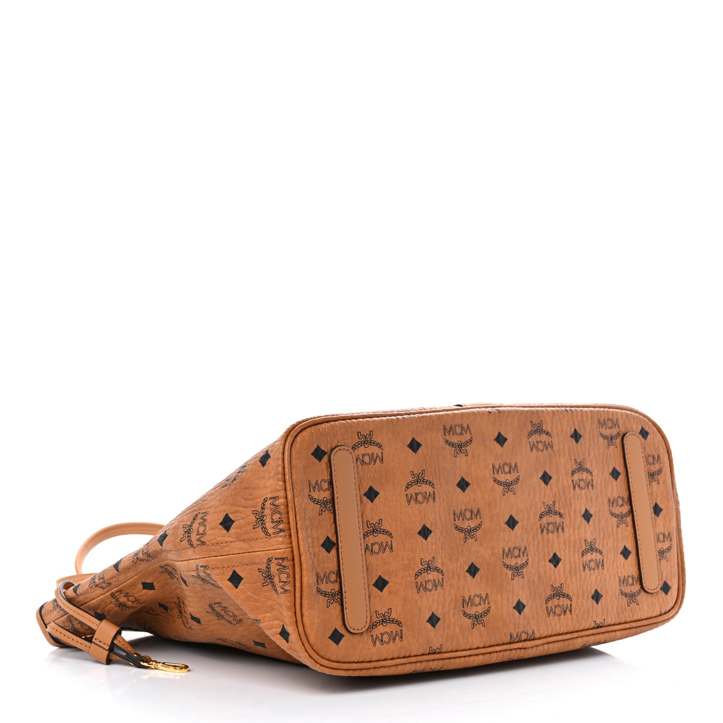 Visetos Medium Liz Reversible Shopper Tote Cognac