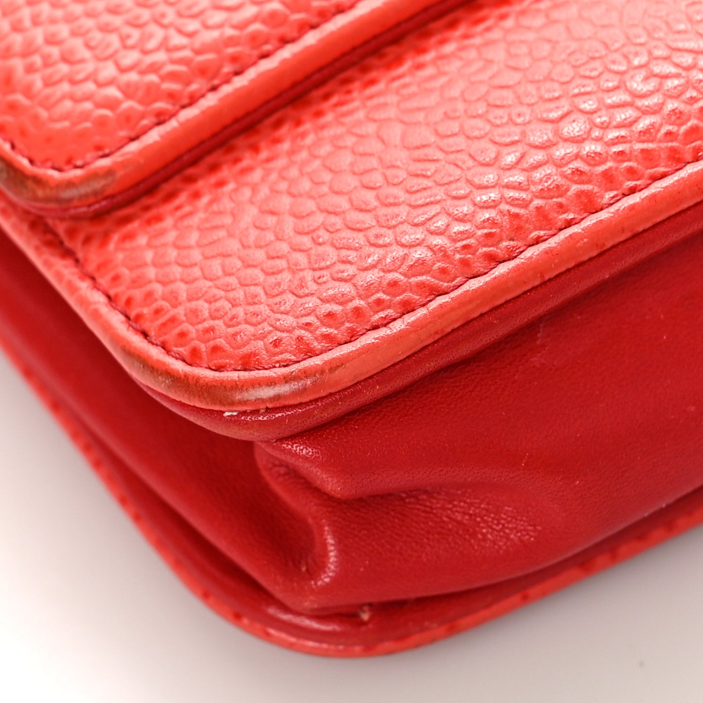 Caviar Timeless CC Wallet on Chain WOC Red