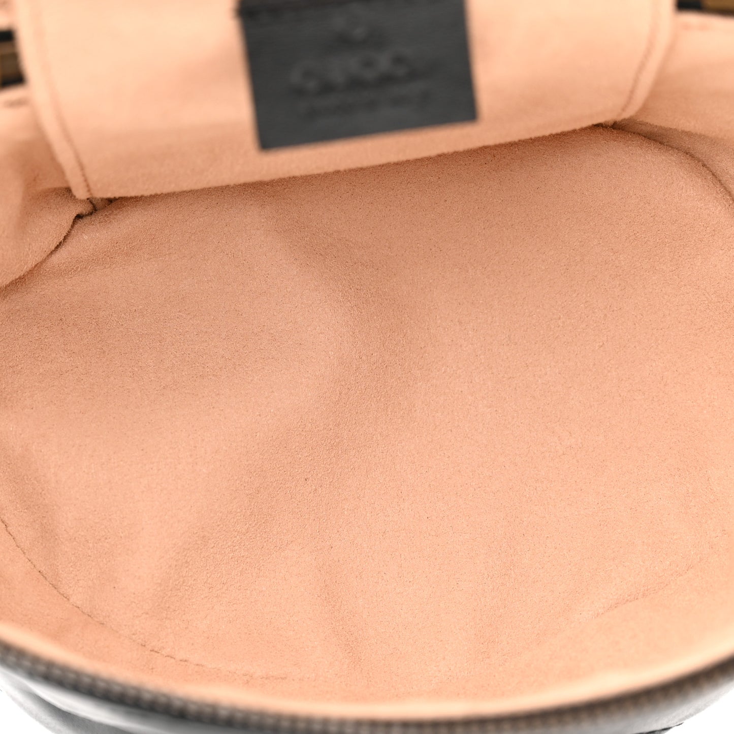 Calfskin Matelasse Mini GG Marmont Round Backpack Black