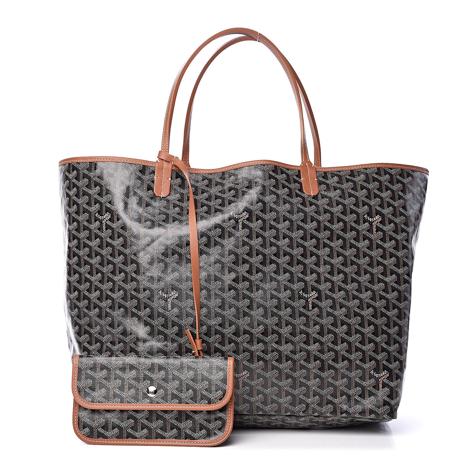 Goyard Goyardine Saint Louis GM Black Gold 1 of 10