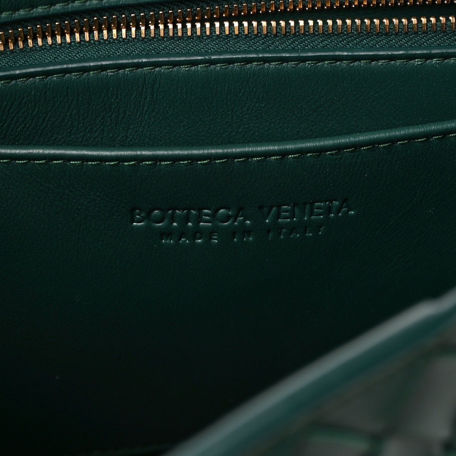 Bottega Veneta Nappa Intrecciato Small East West Andiamo Shoulder Bag Emerald Green 7 of 9