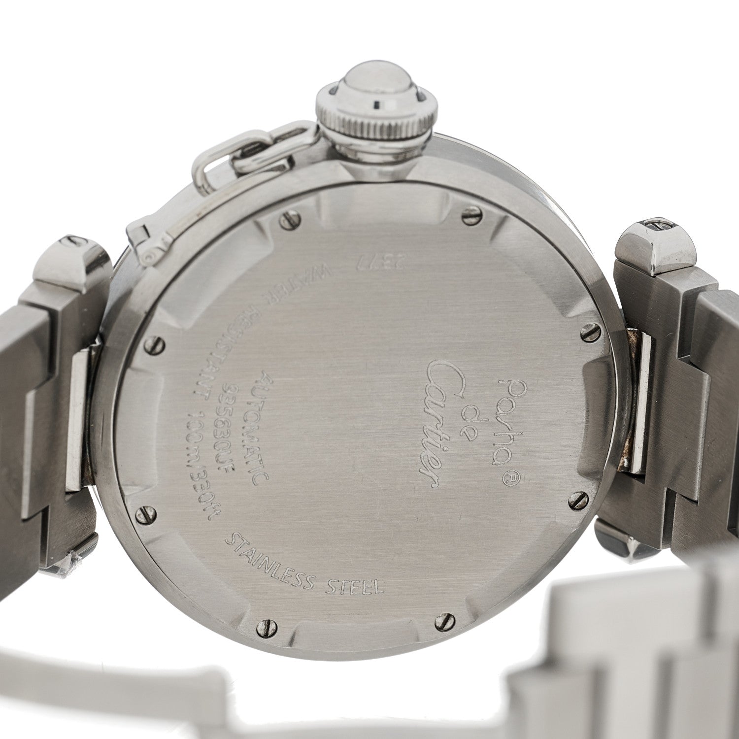 Cartier Stainless Steel 35mm Pasha GMT Automatic Watch 4 of 4