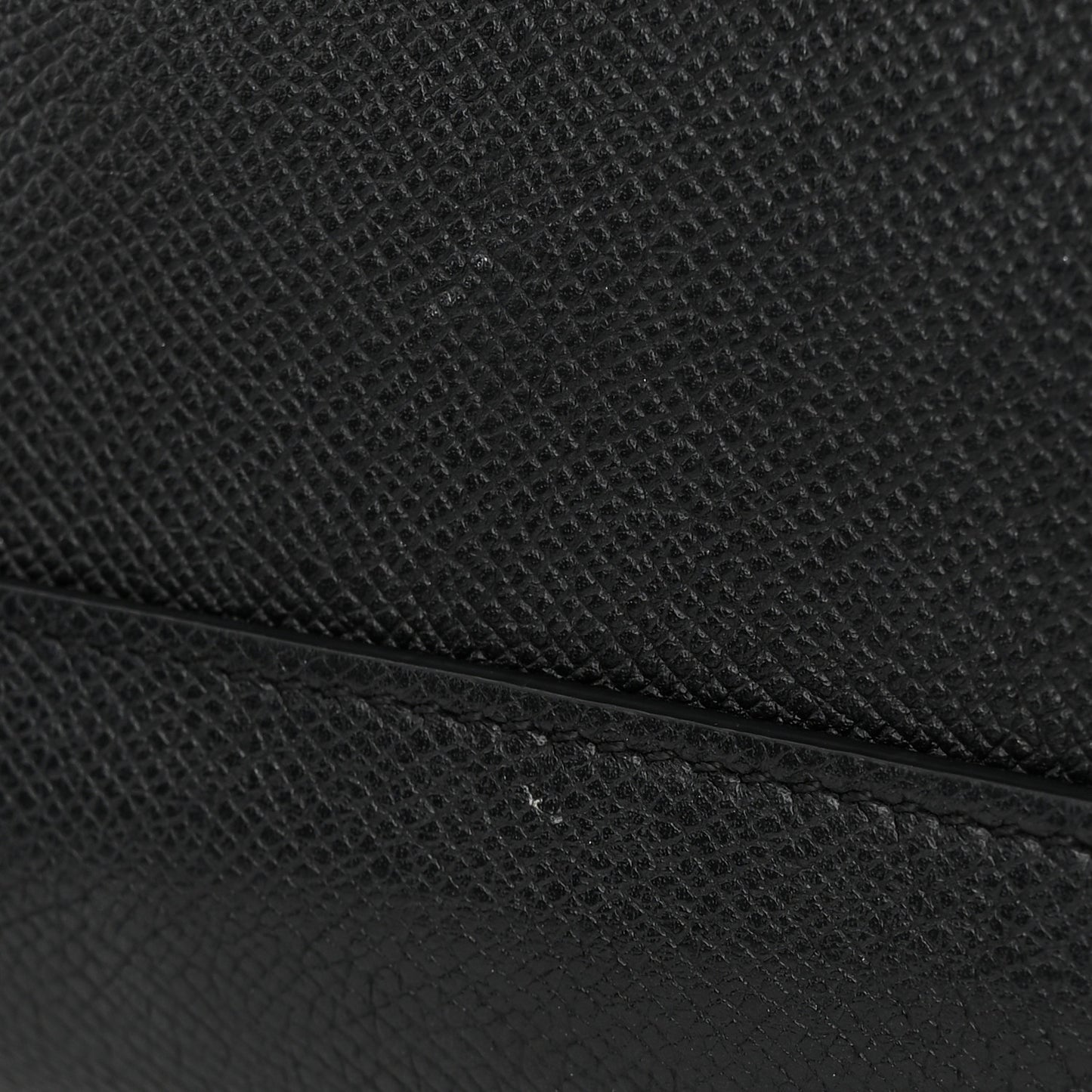 Grained Calfskin Mini Belt Bag Black