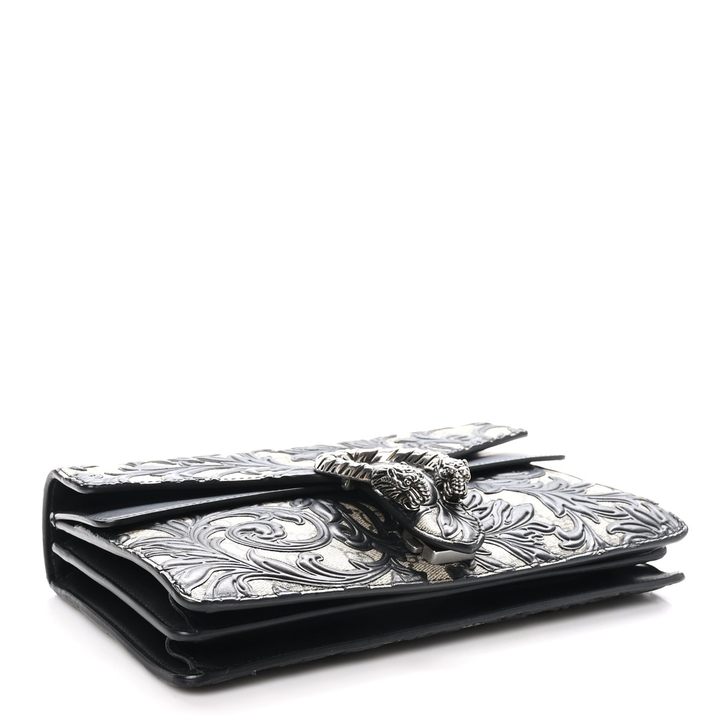 GG Supreme Monogram Arabesque Small Dionysus Shoulder Bag Black