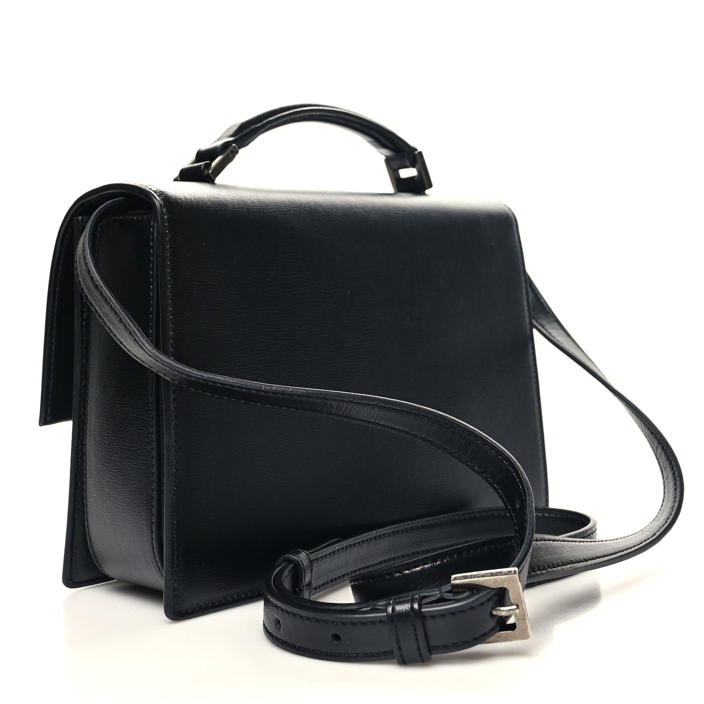 Calfskin Medium Bellechasse Satchel Black