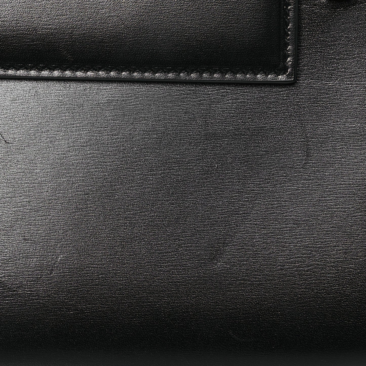 Smooth Calfskin Manhattan Shoulder Bag Black