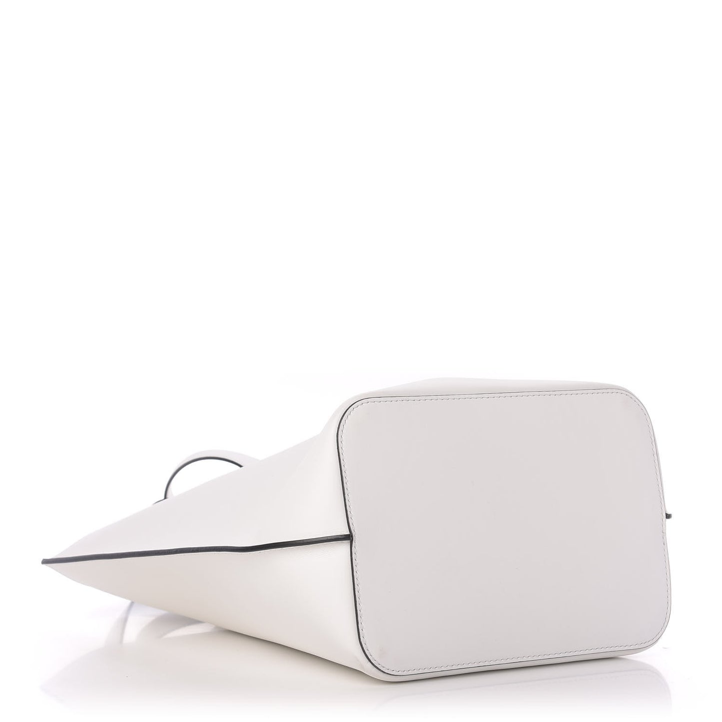 Vitello Large Virtus Bucket Bag Optical White