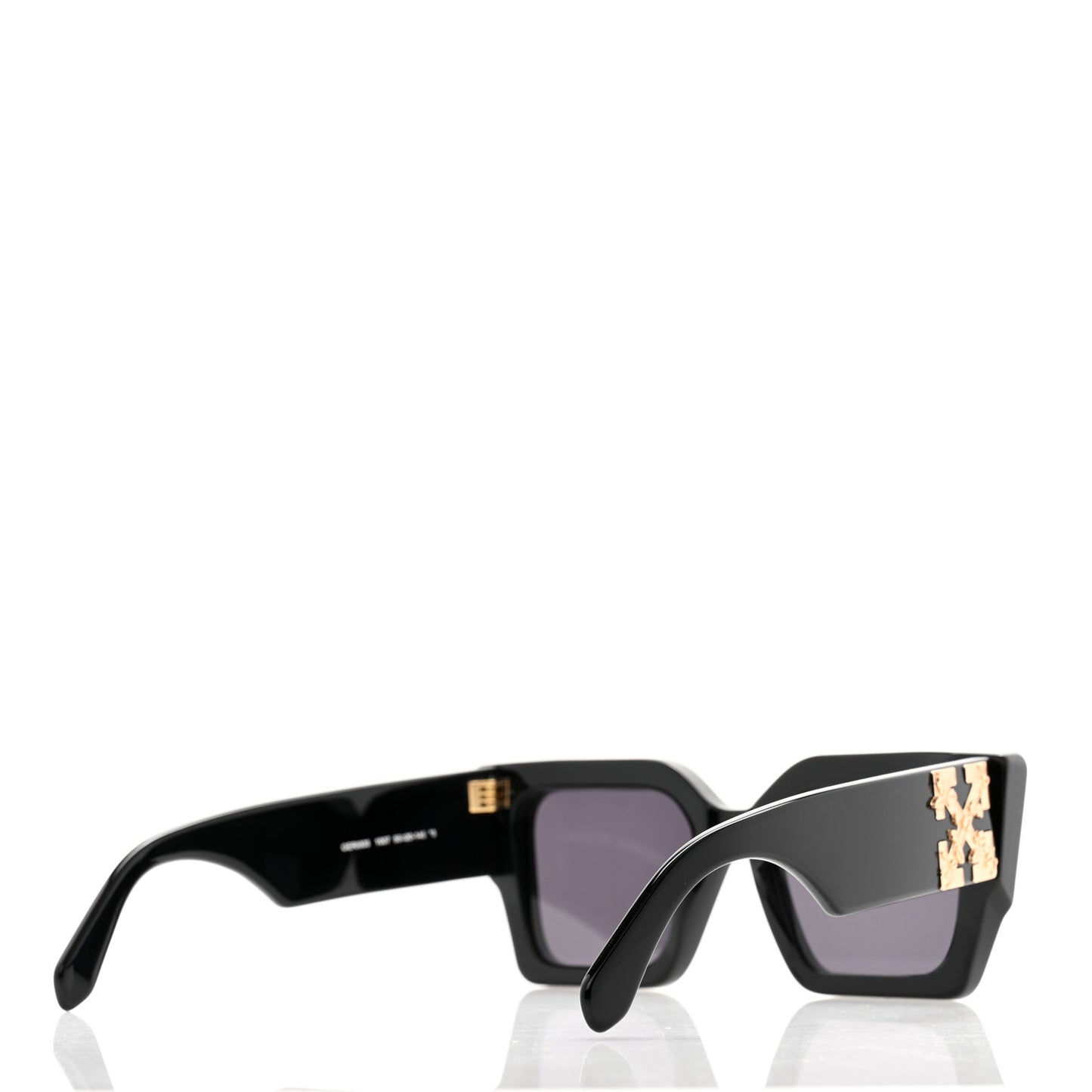 Acetate Square The Sun Sunglasses Black