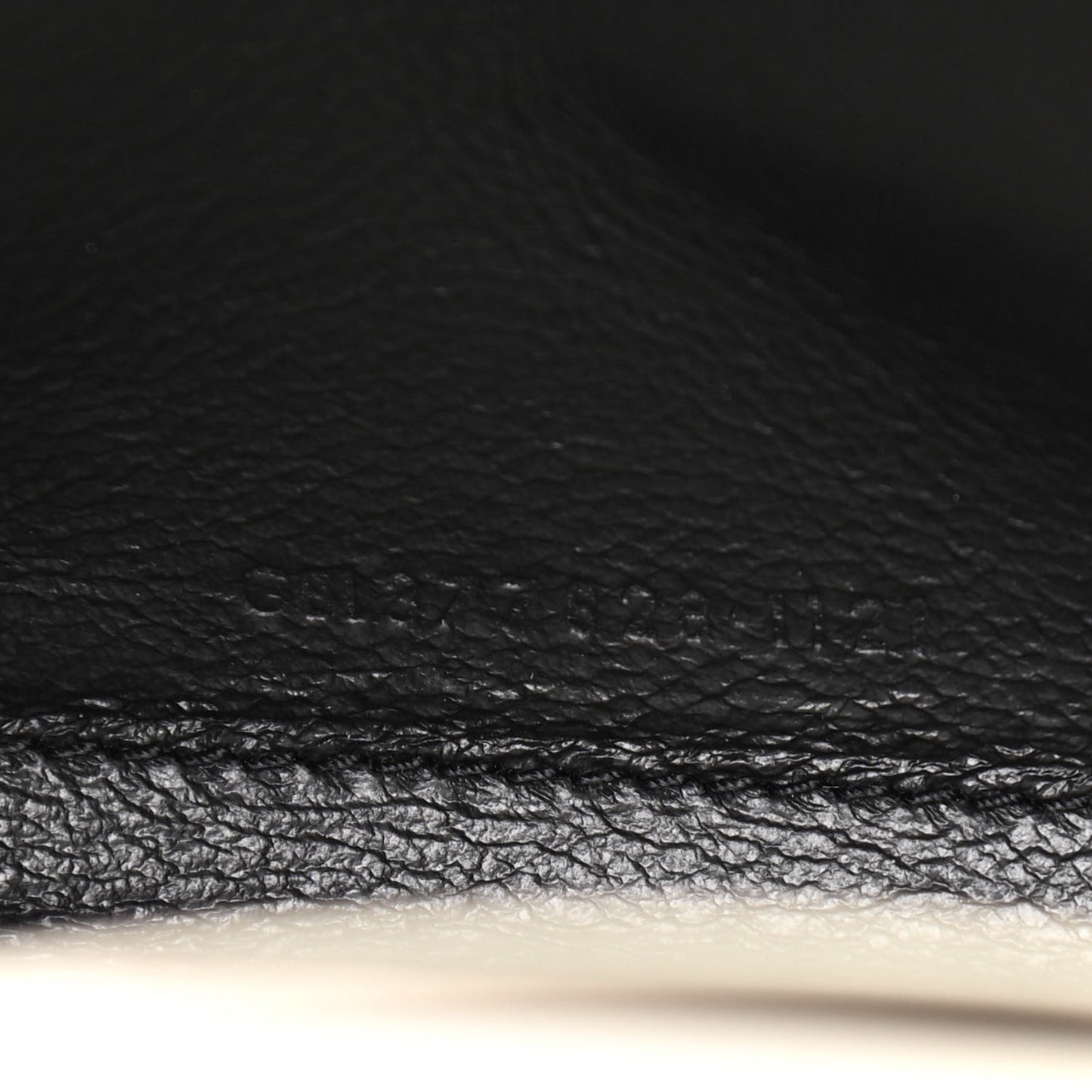 Grain De Poudre Matelasse Chevron Monogram Chain Wallet Crema Soft