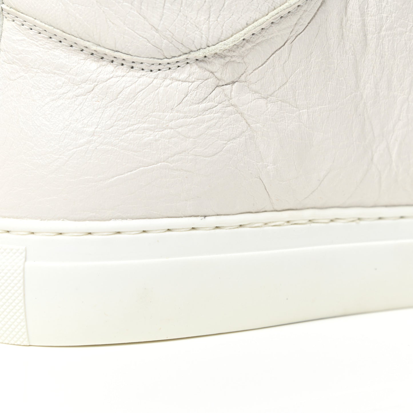 Agneau Arena Opaque Mens High Top Sneakers 43 Extra White