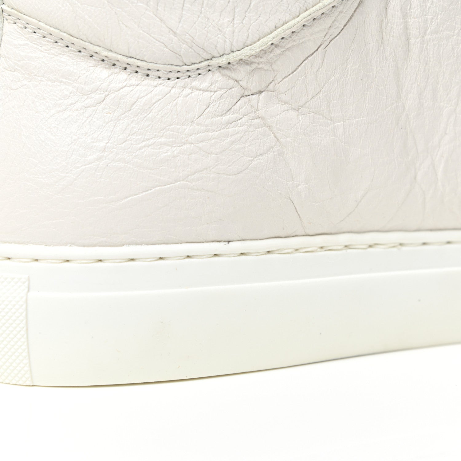 Balenciaga Agneau Arena Opaque Mens High Top Sneakers 43 Extra White 8 of 13