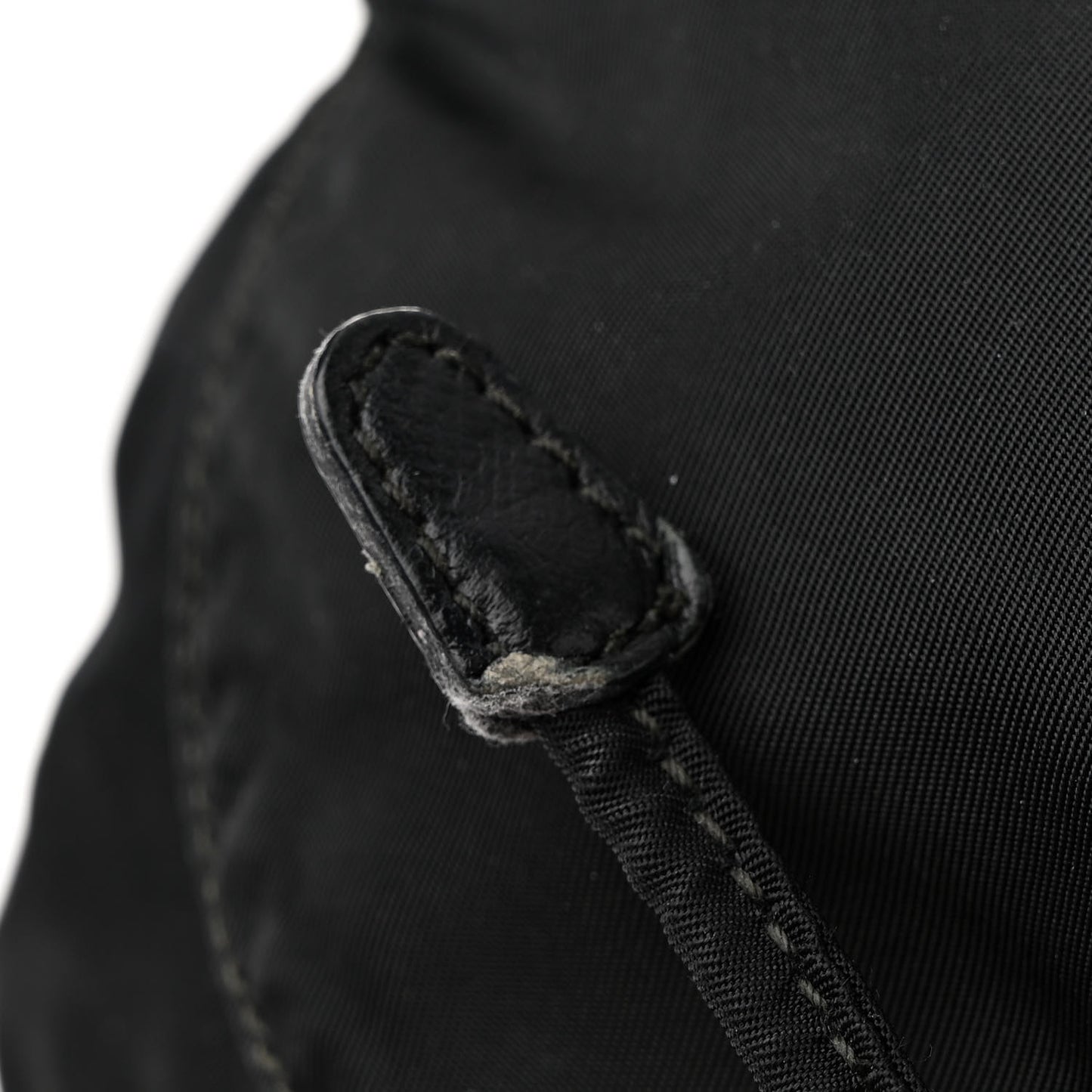 Tessuto Nylon Saffiano Small Backpack Black