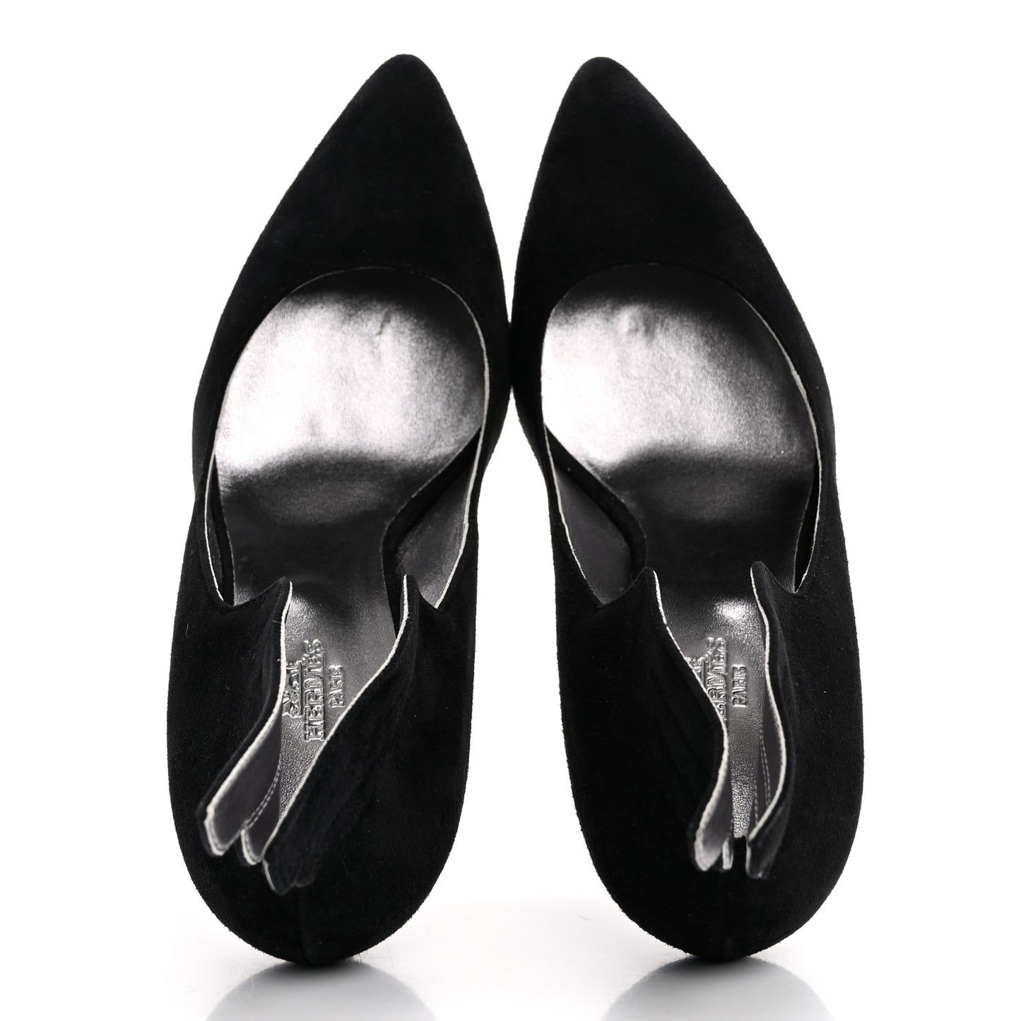 Suede Goatskin Victoire 90 Pumps 38 Black