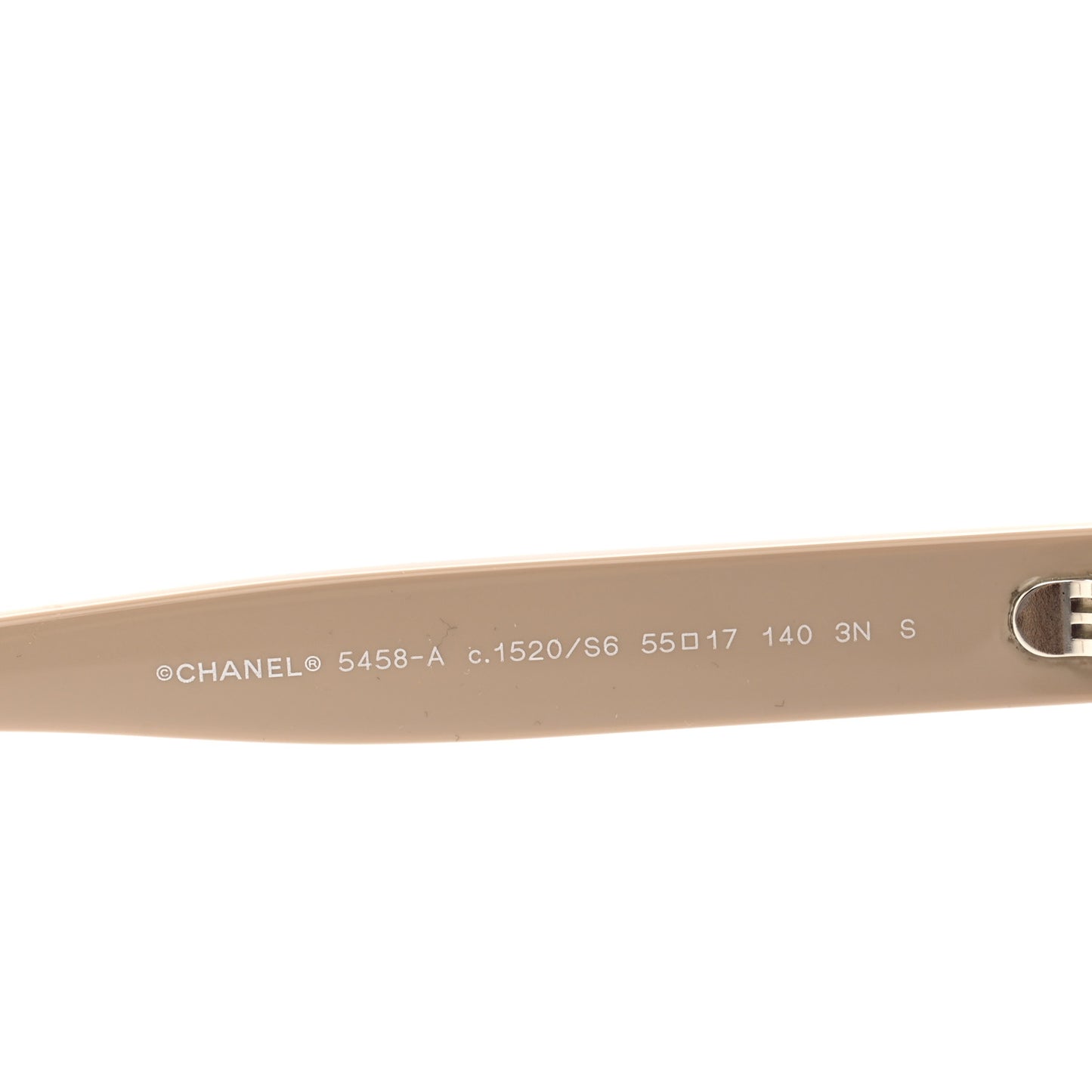 Acetate Pantos Logo Sunglasses 5458-A Beige