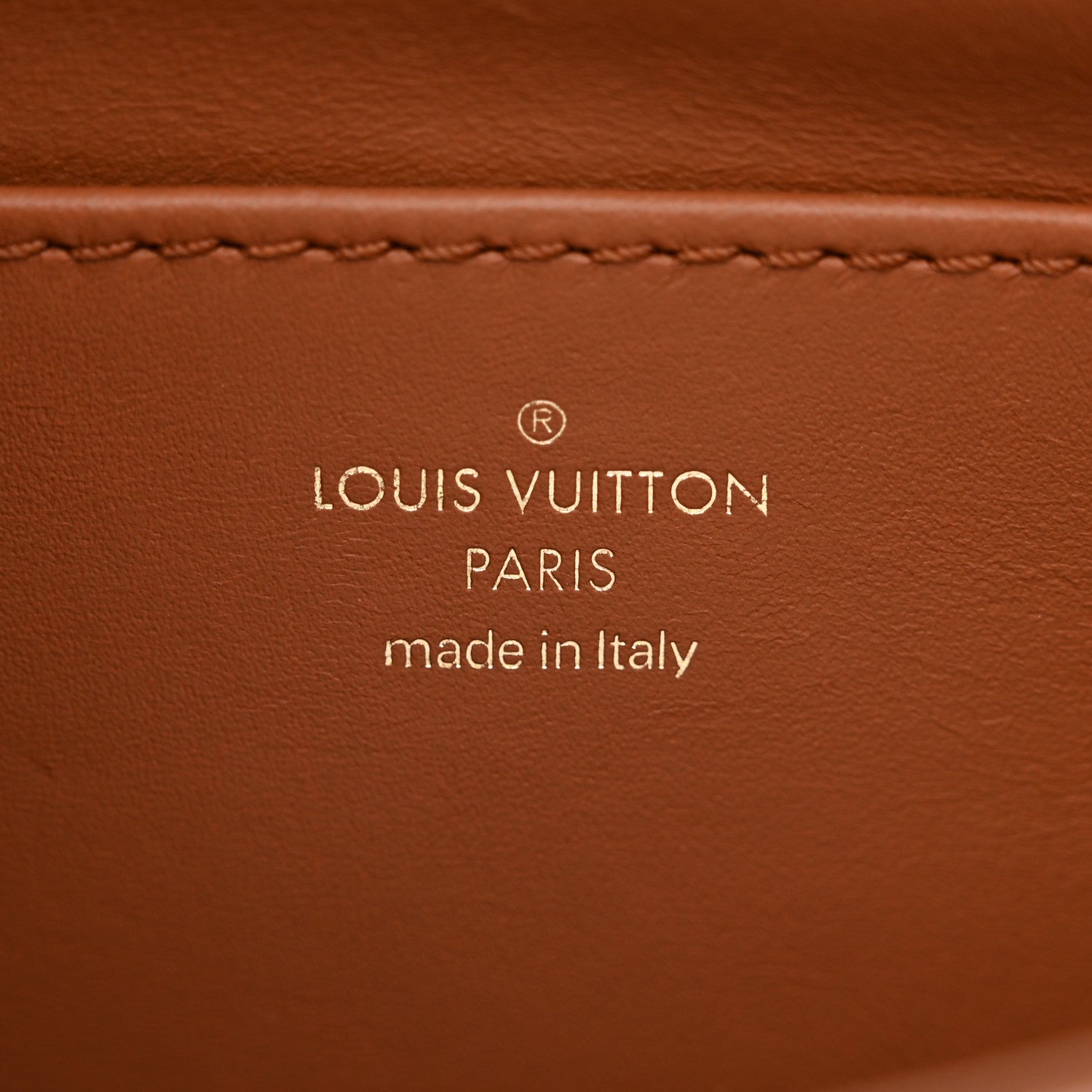 Louis Vuitton LOUIS VUITTON Lambskin Malletage Top Handle GO-14 MM Tan 7 of 10