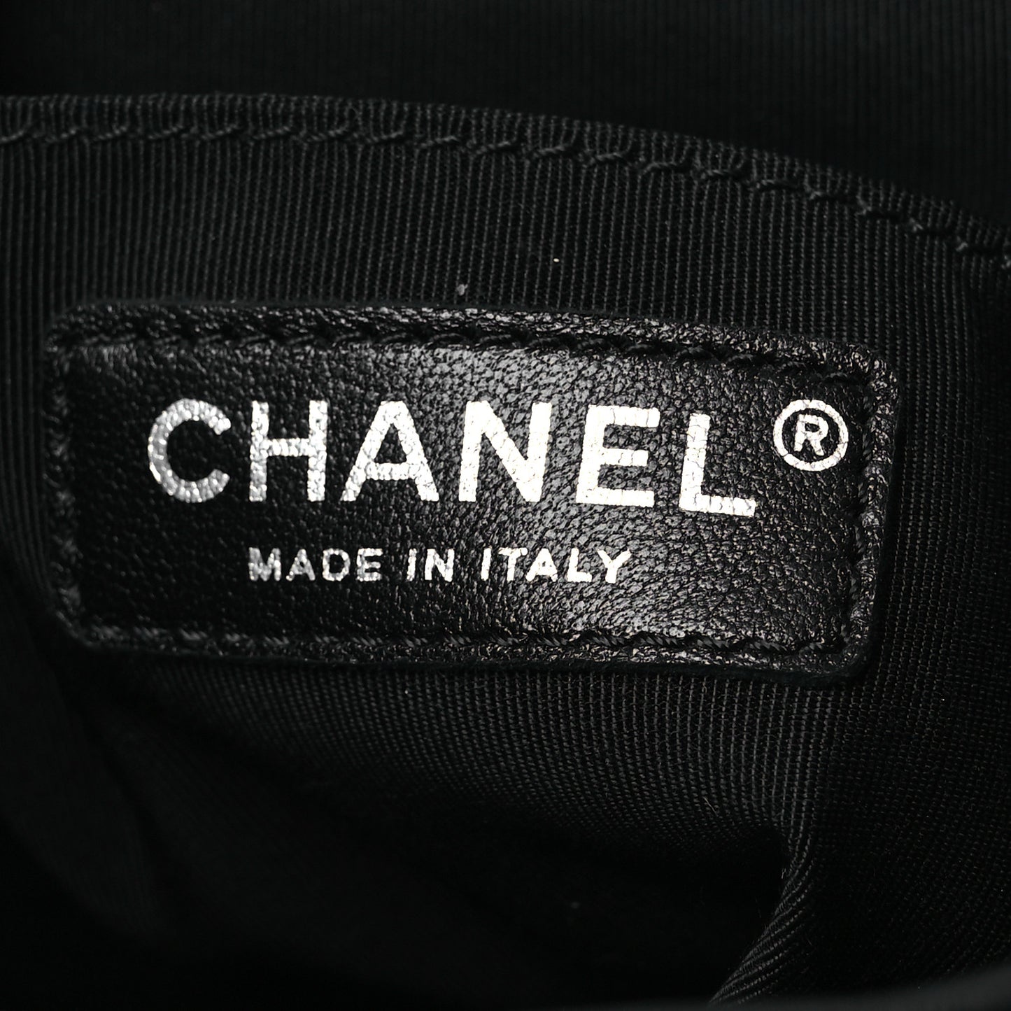 Calfskin Chevron Quilted Large Urban Spirit Backpack Black
