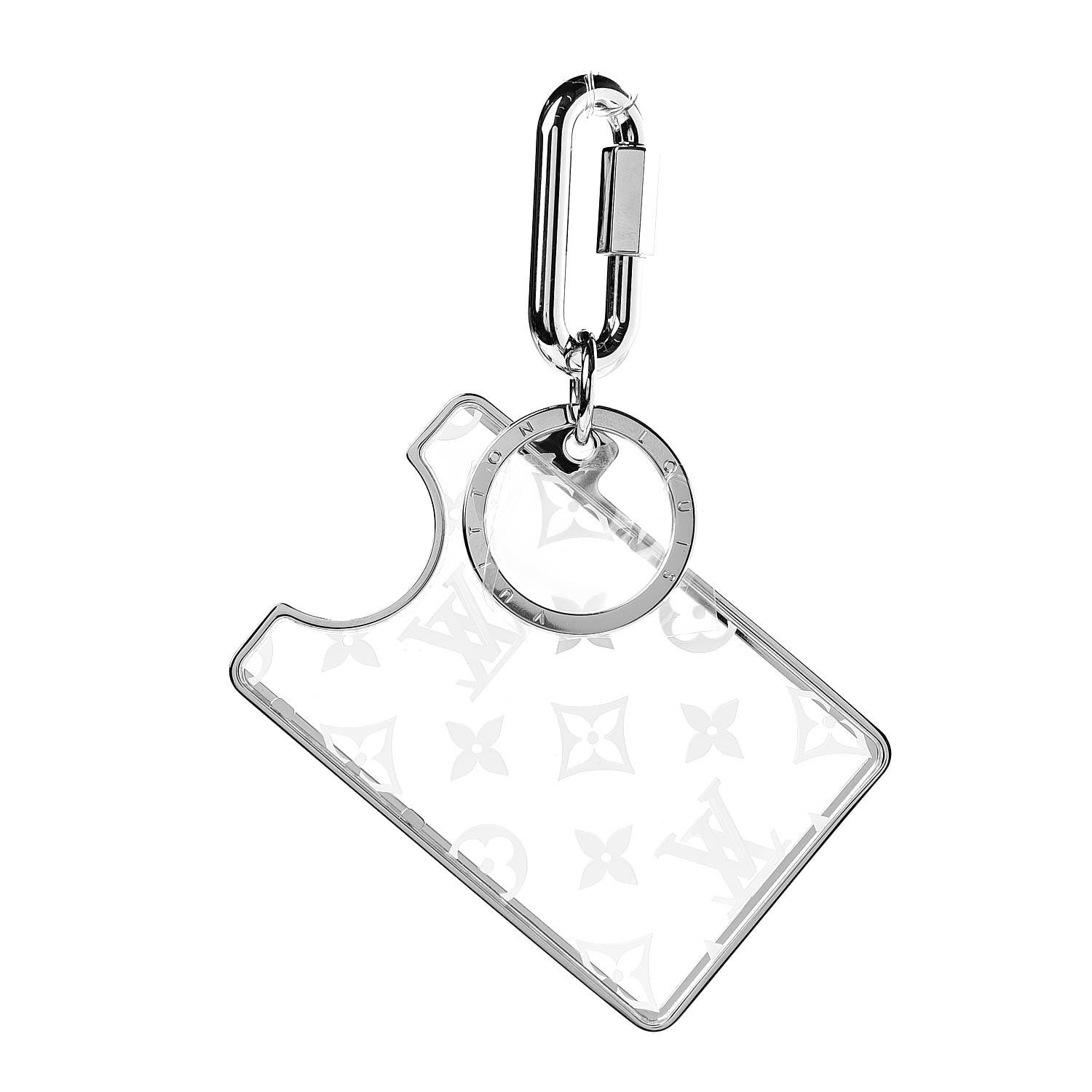 Louis Vuitton Transparent Plexiglass Prism ID Card Holder White