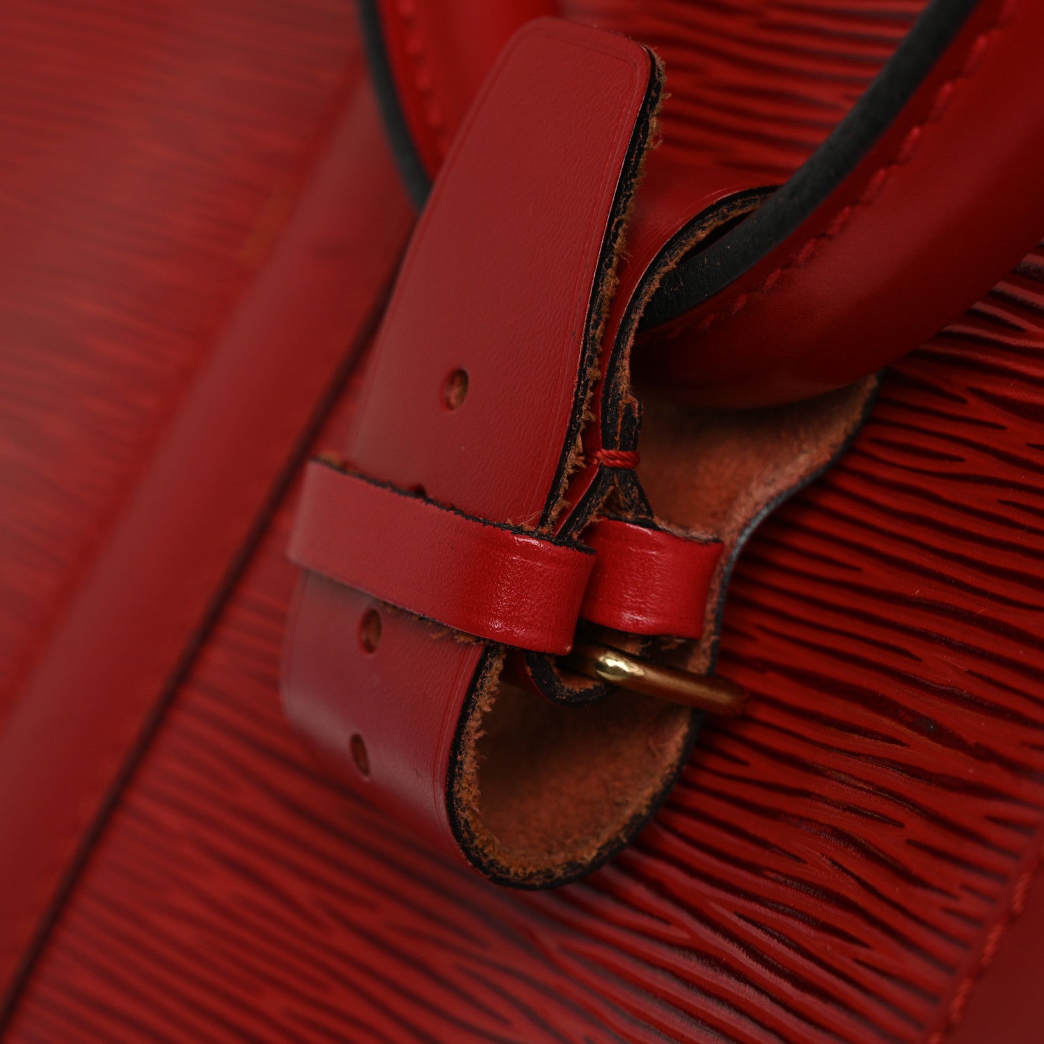 Louis Vuitton Epi Keepall 50 Castillan Red 13 of 20