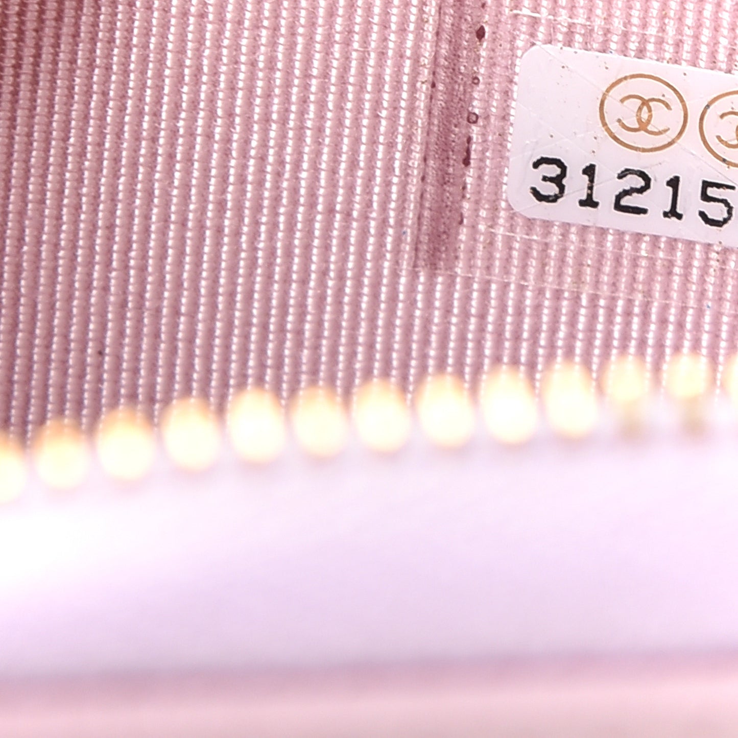Caviar Quilted Zip Coin Purse Light Pink