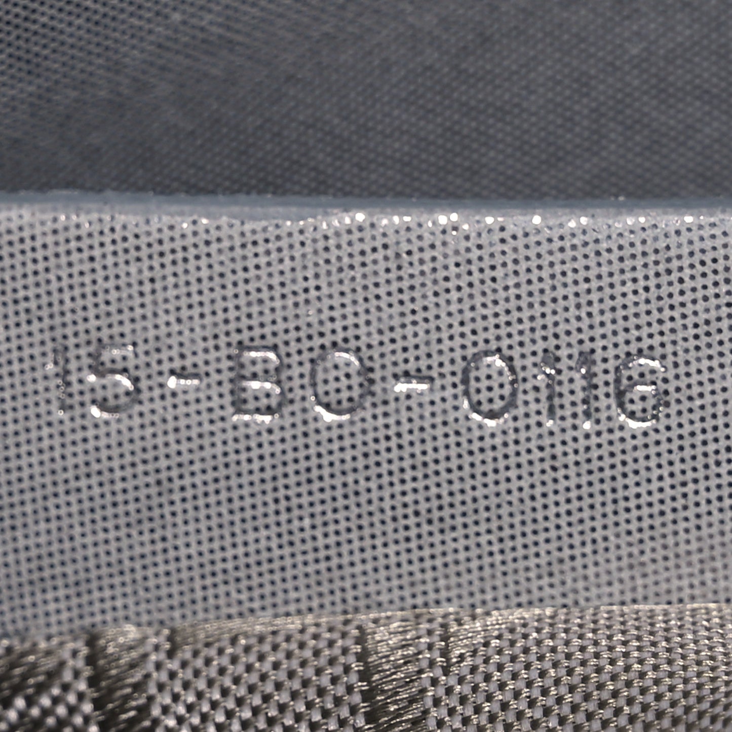 Metallic Nubuck Cannage Mini Lady Dior Silver