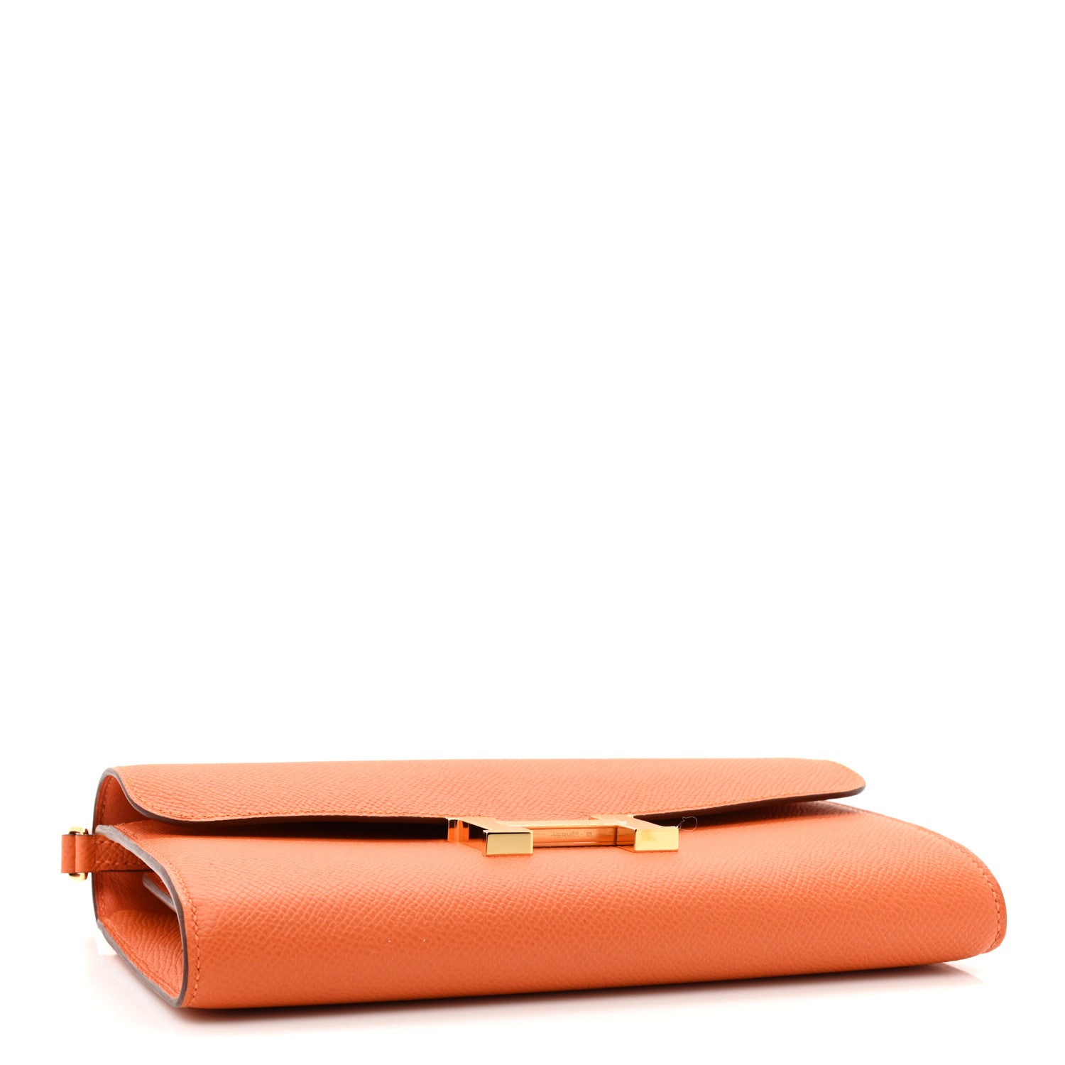 Hermes Epsom Constance Long Wallet To Go Wallet Orange 4 of 10