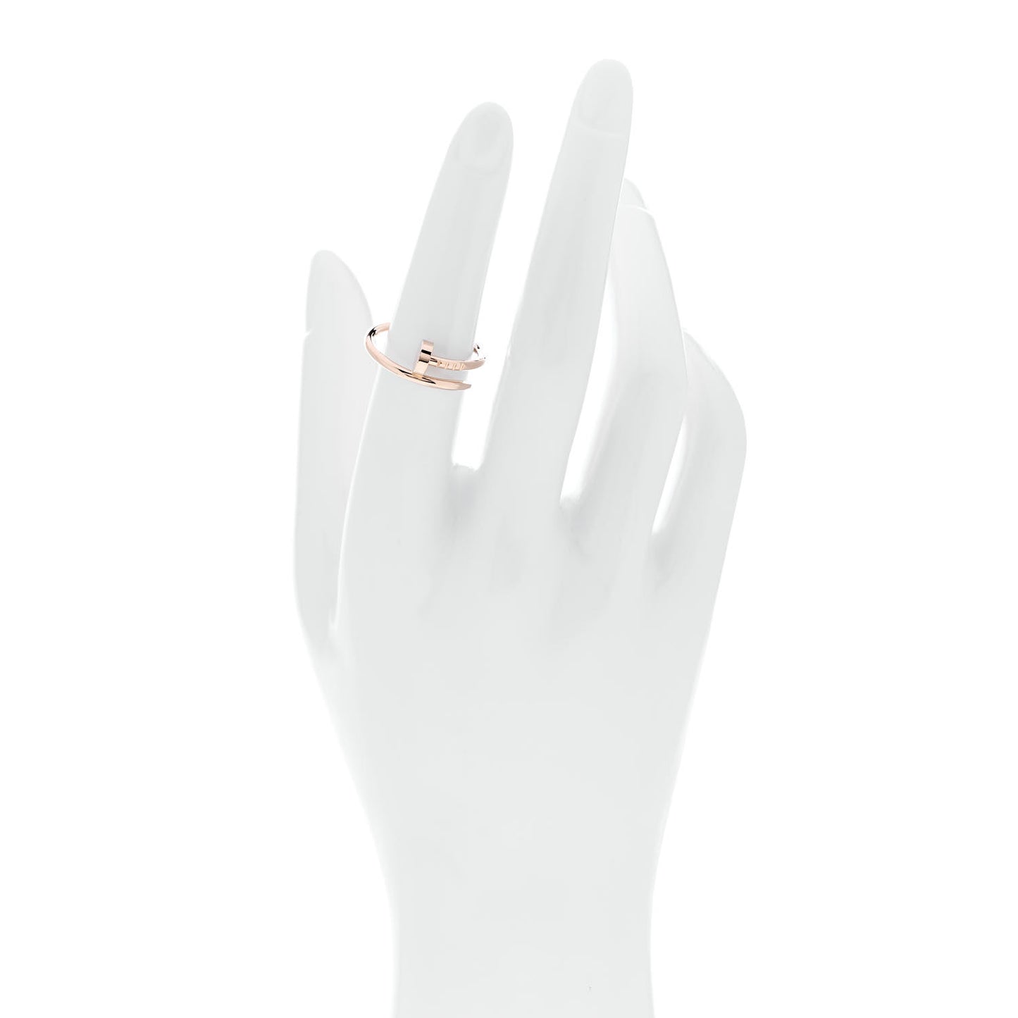 18K Pink Gold Small Juste Un Clou Ring 53 6.25