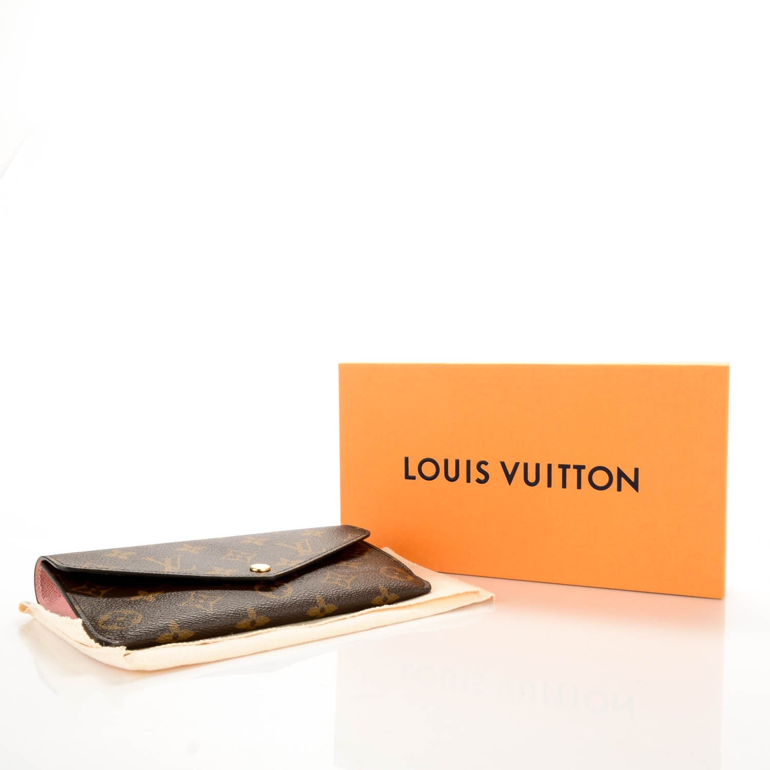 Louis Vuitton Monogram Jeanne Wallet Rose Ballerine 4 of 8