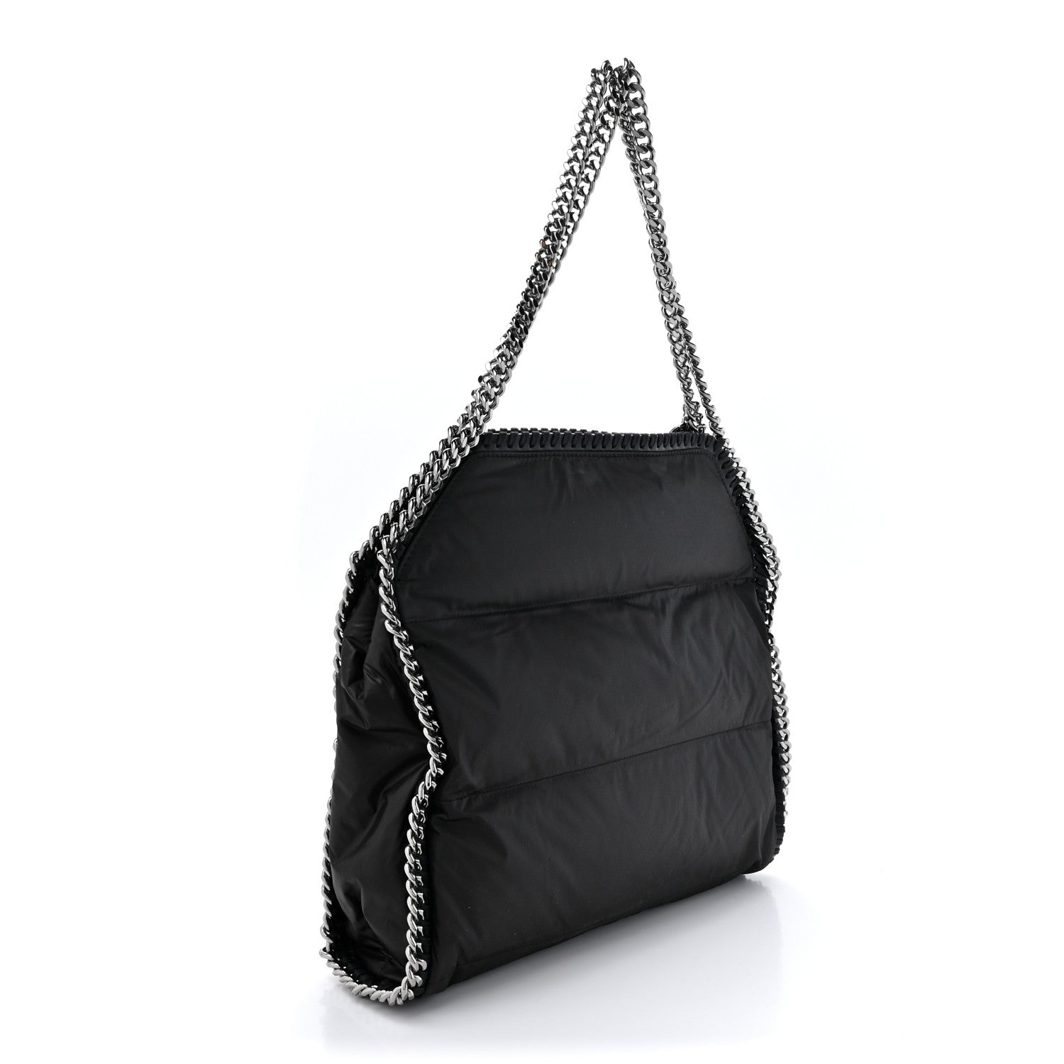 Stella McCartney Nylon Quilted Small Falabella Tote Black 3 of 9