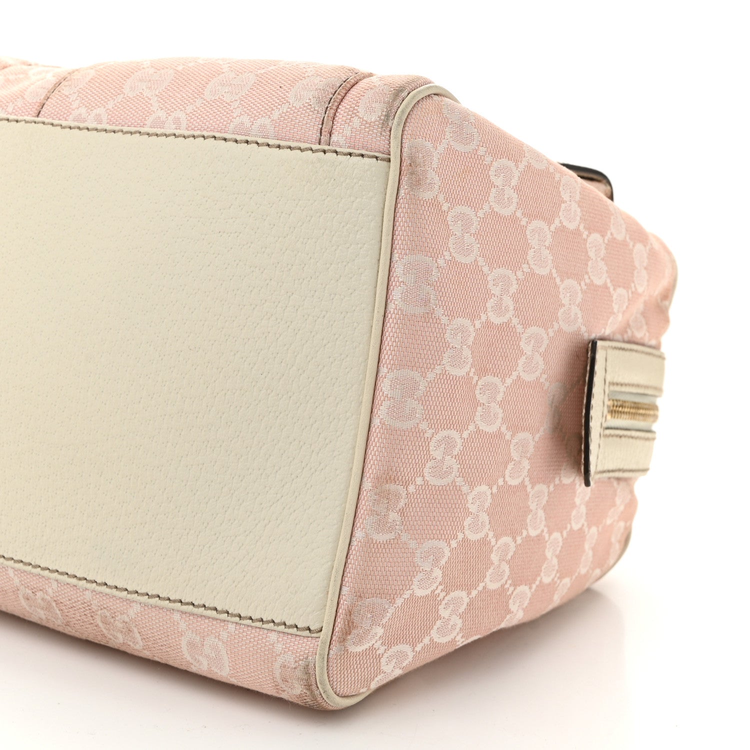 Gucci Monogram Medium Abbey Boston Pink 10 of 13