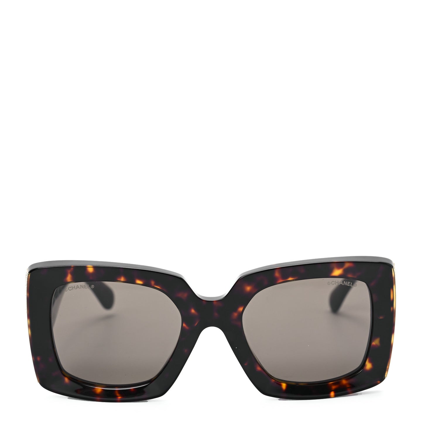 Acetate Rectangle Sunglasses 5435 Tortoise
