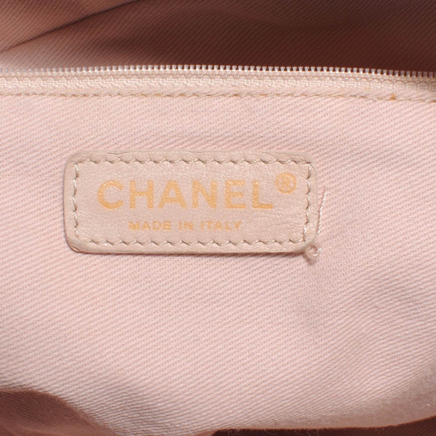 Chanel Terry Cotton Baby Animals Diaper Bag Pink 7 of 9
