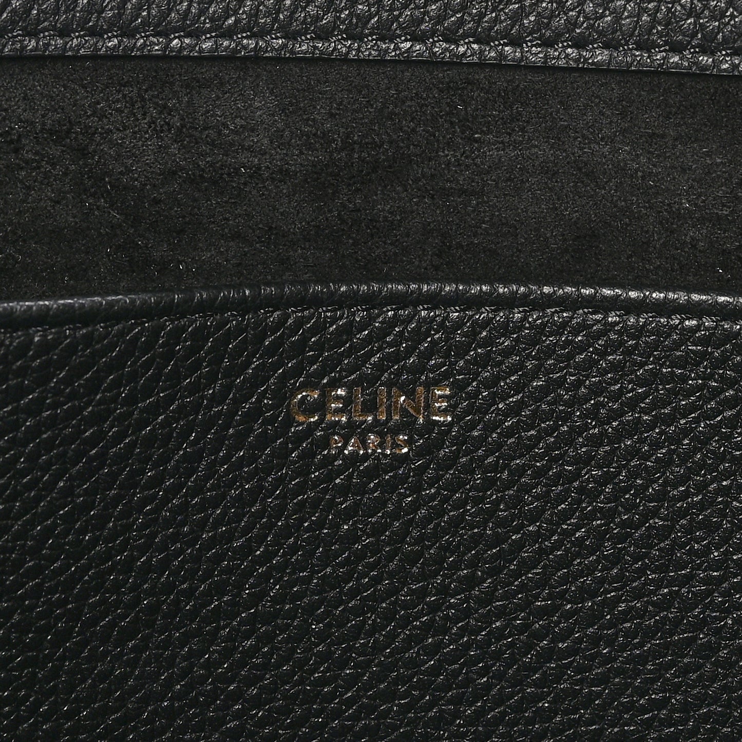Grained Calfskin Triomphe Mini Cabas Anais Black