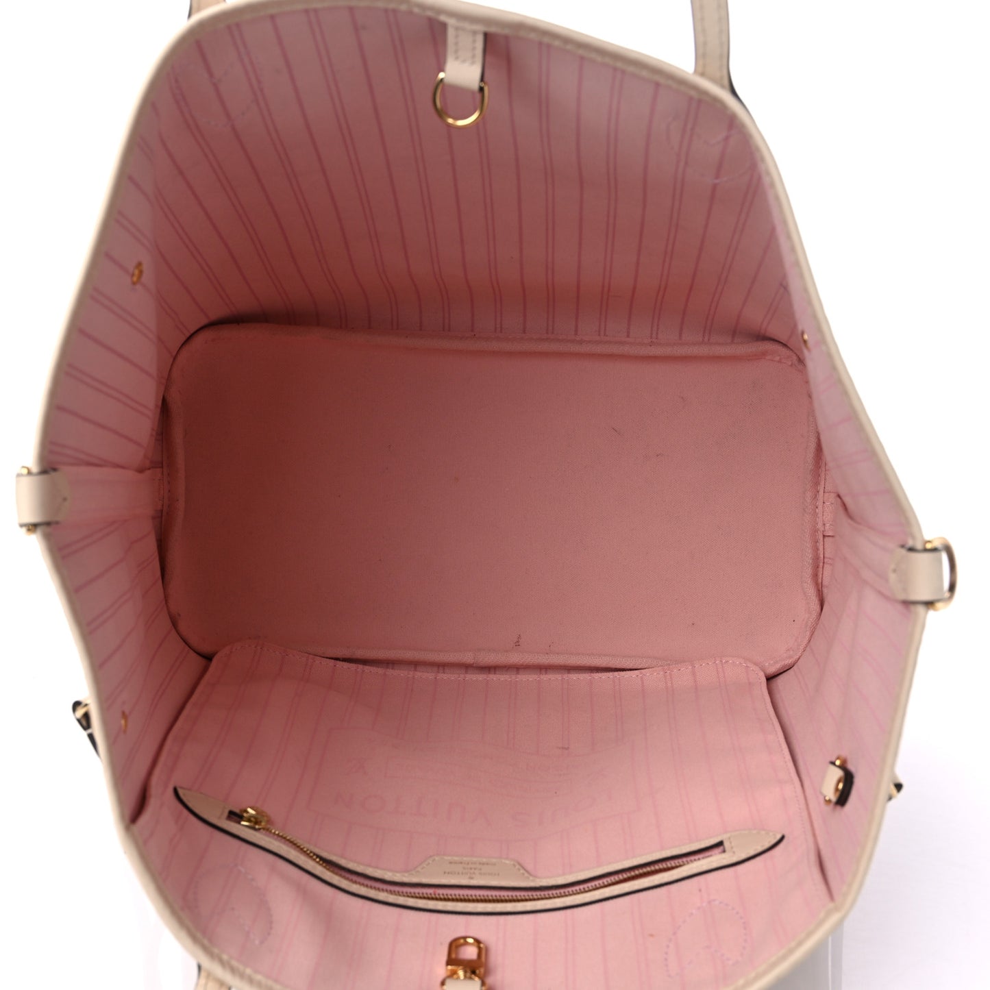 Damier Azur Braided Neverfull MM Pink