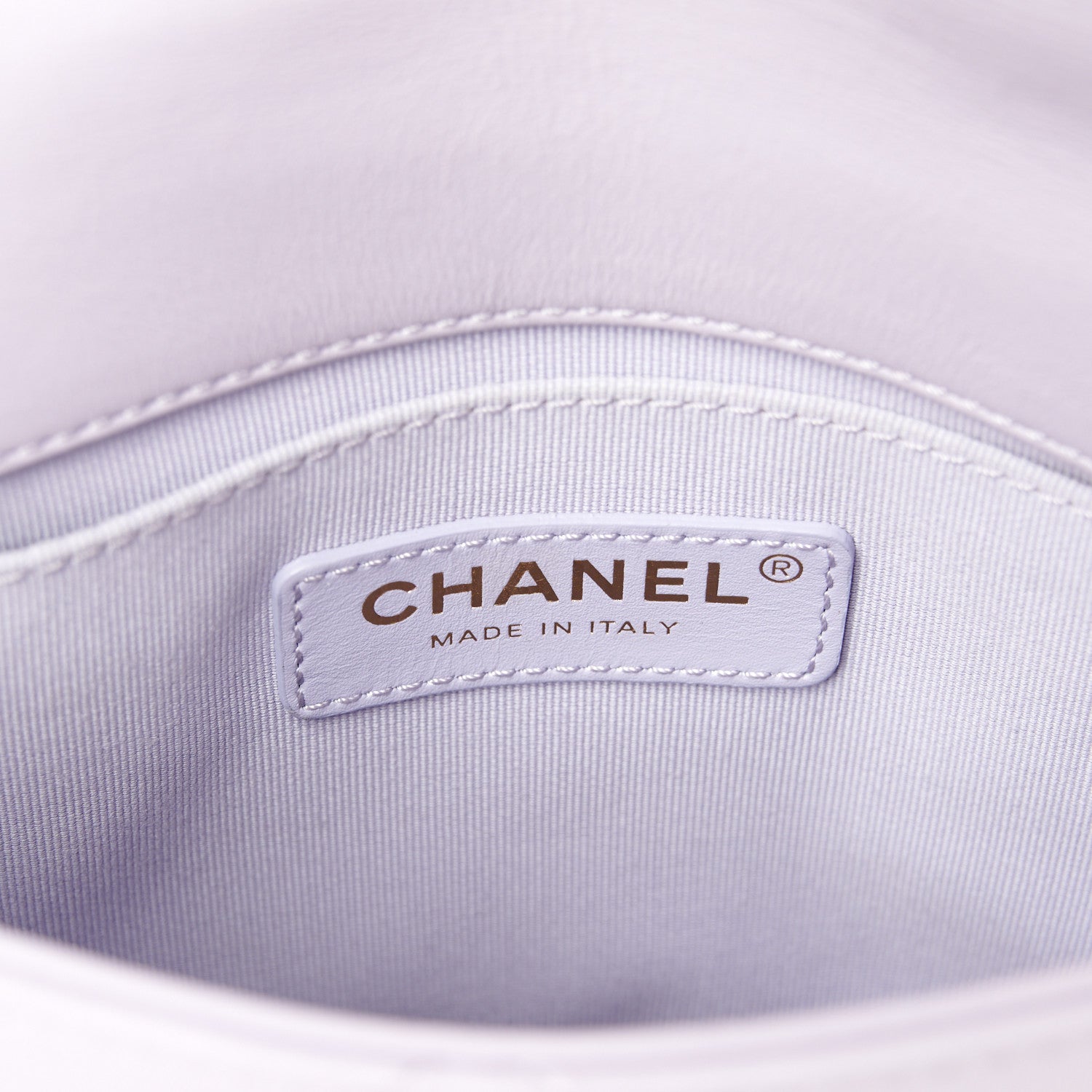 Chanel Calfskin Quilted Small Framing Chain Bag Light Purple 6 of 10