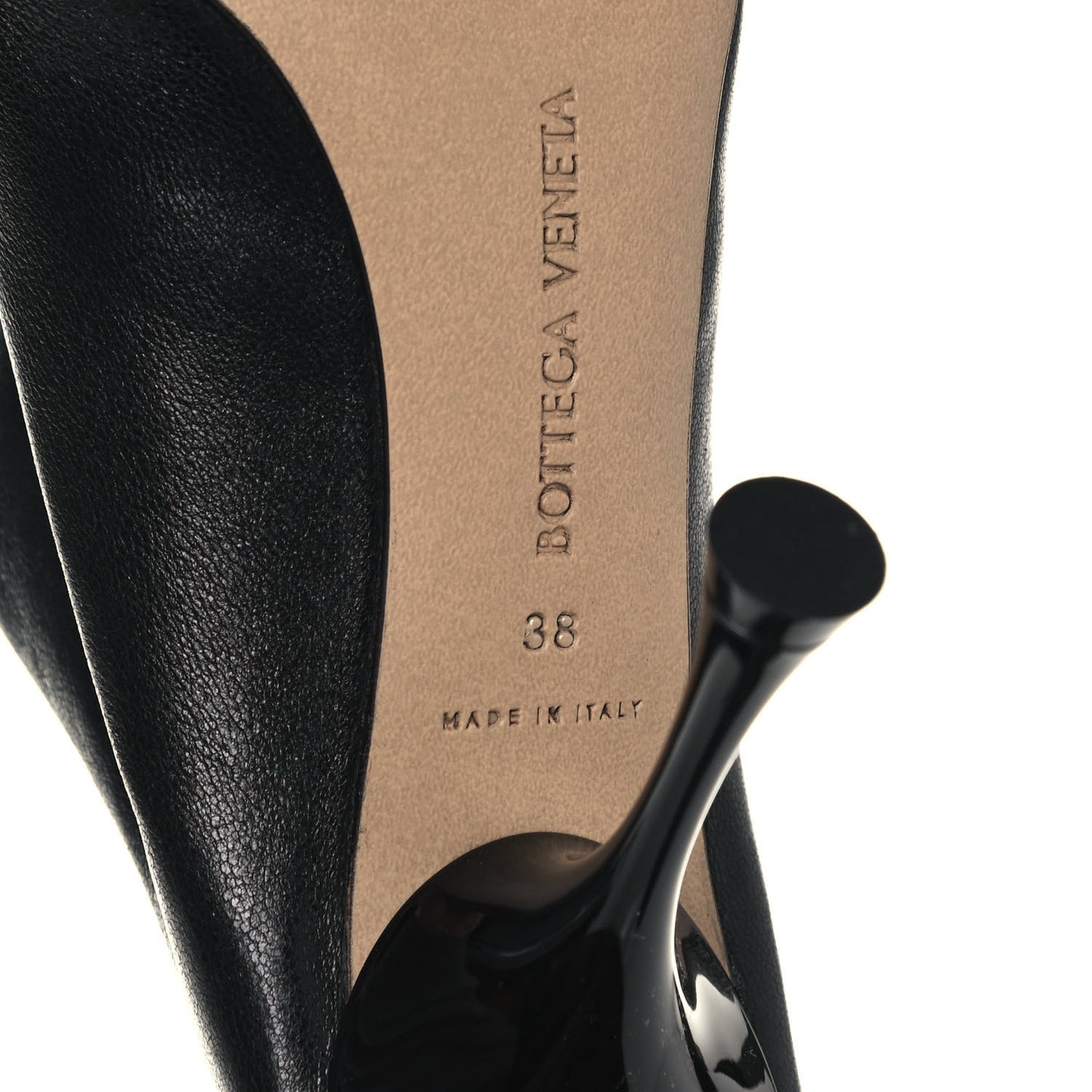 Stretch Nappa Dot Pumps 38 Black