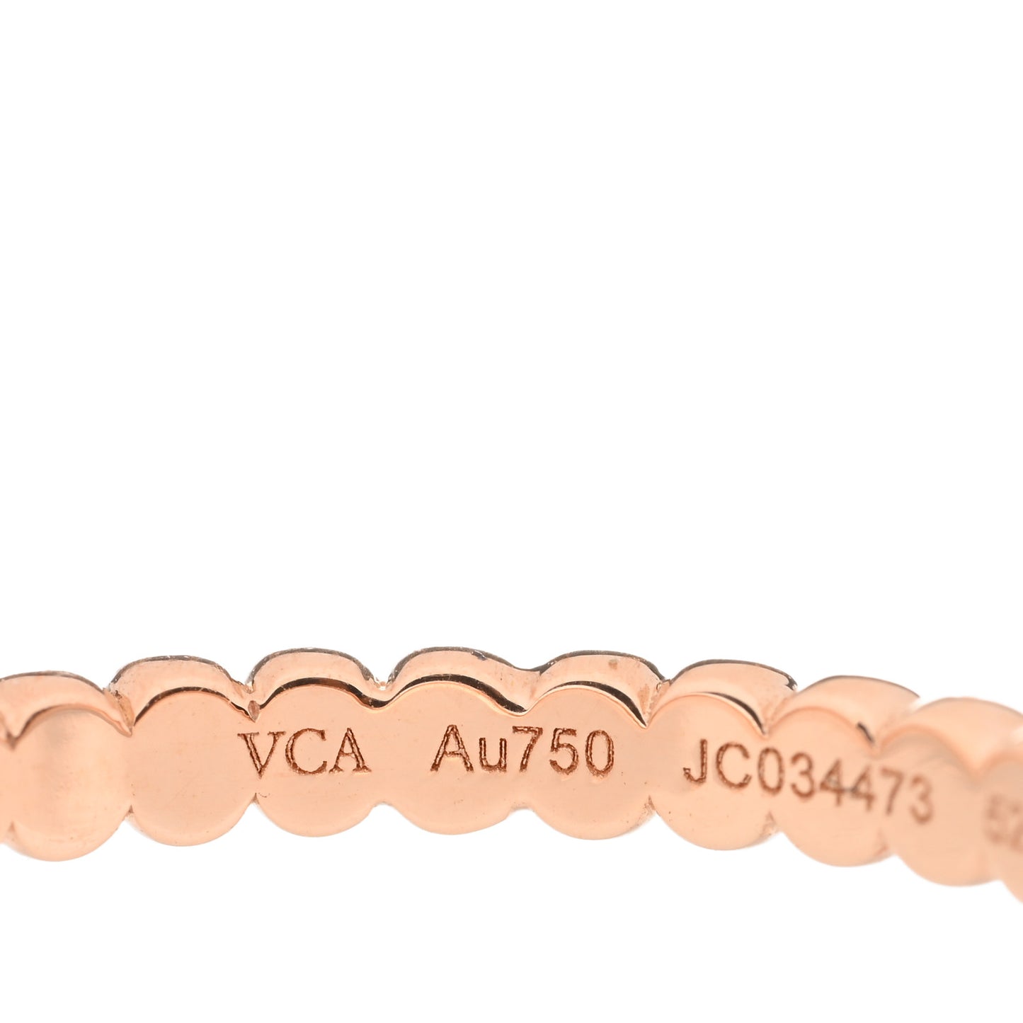 18K Rose Gold Small Perlee Ring 52 6