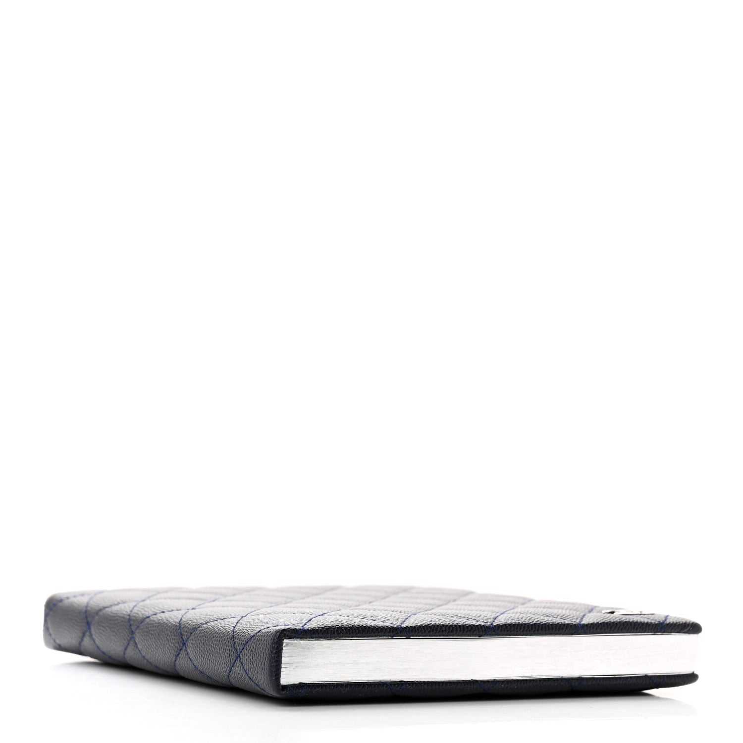 Chanel Caviar Quilted Notebook Navy Blue 4 of 9