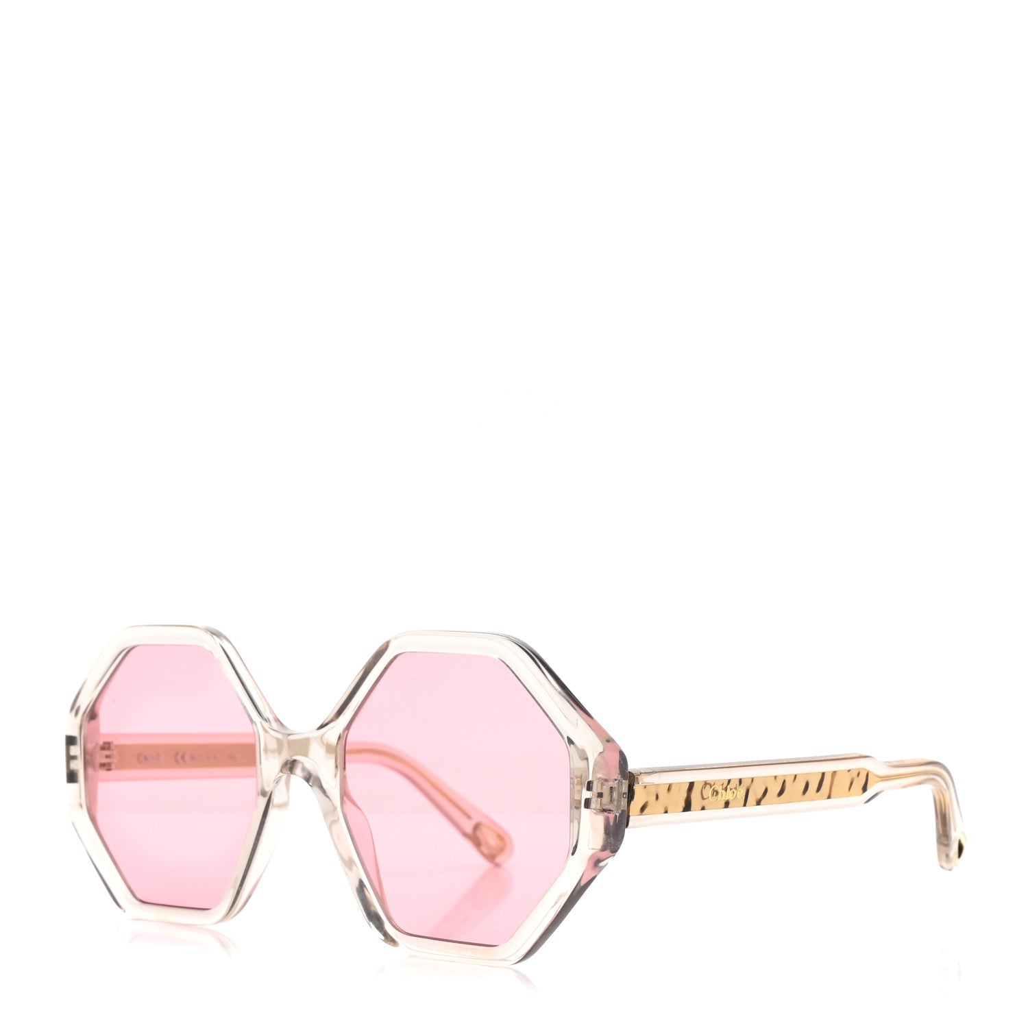 Chloe Octagonal Sunglasses CE750S Pink 1700876  FASHIONPHILE