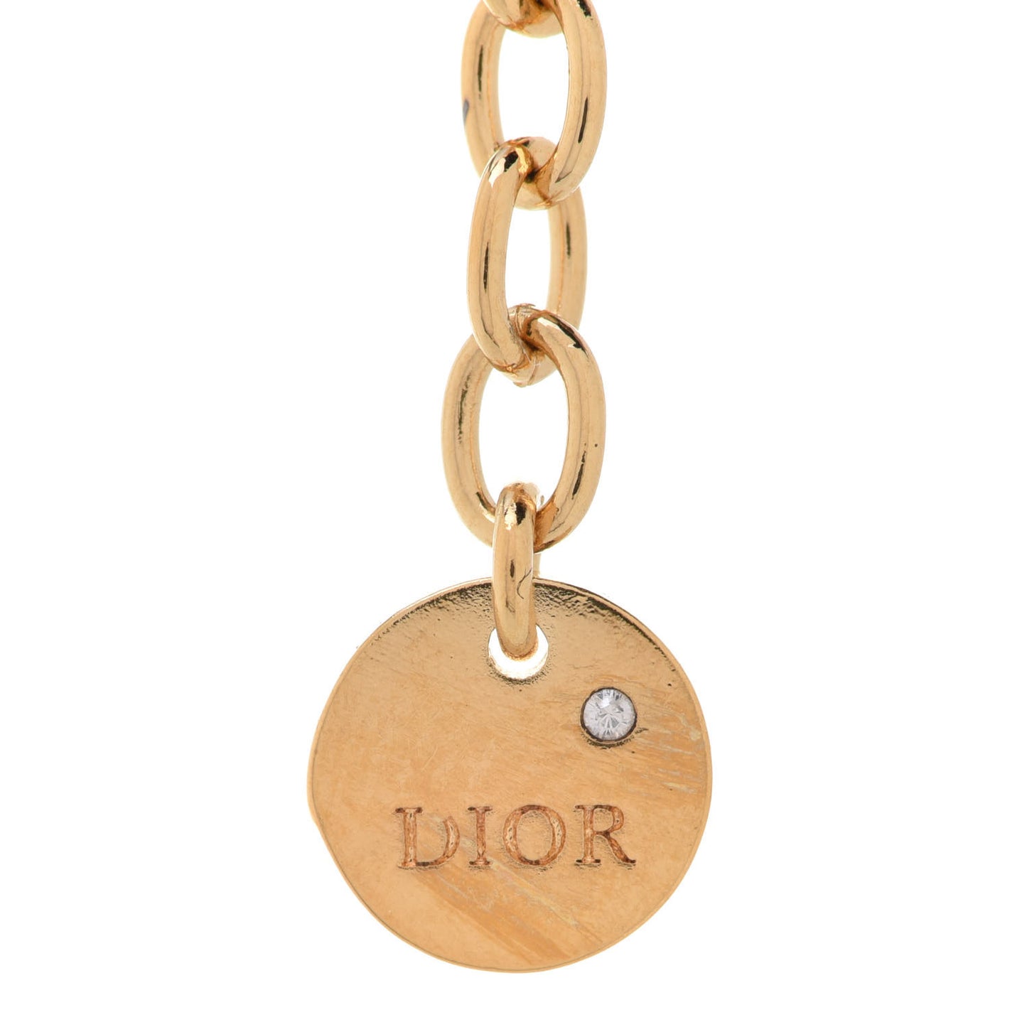 Pearl Petit CD Necklace Gold
