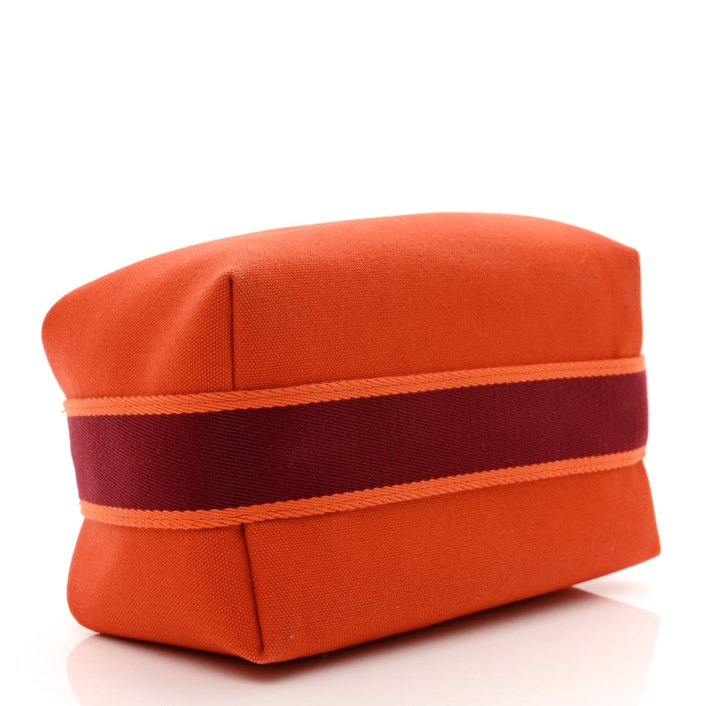 Canvas Small Bride-A-Brac Pouch Orange Burgundy