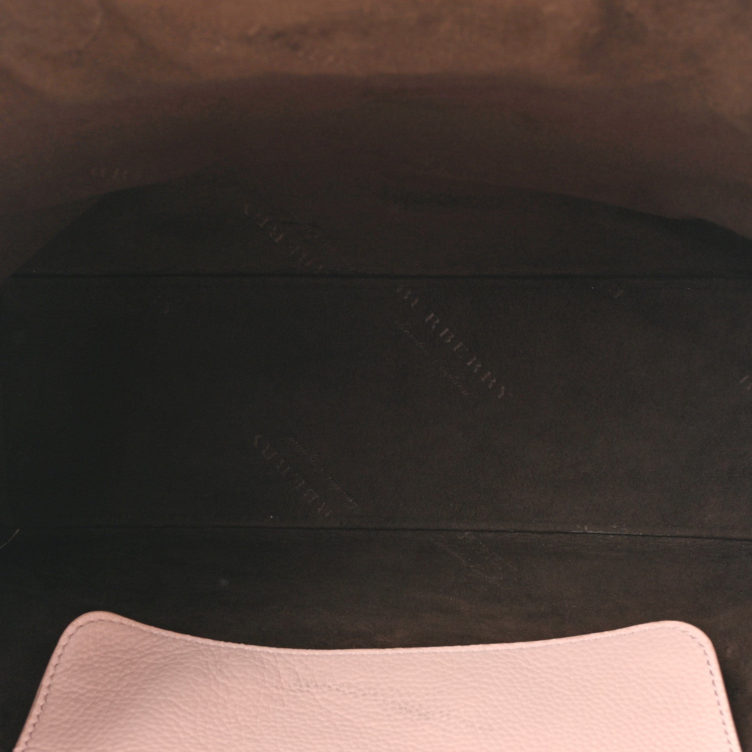 Burberry Grainy Calfskin Remington Tote Pale Ash Rose 5 of 15