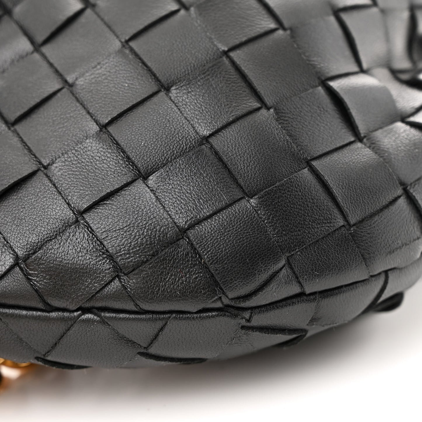 Nappa Intrecciato Mini Chain Jodie Black