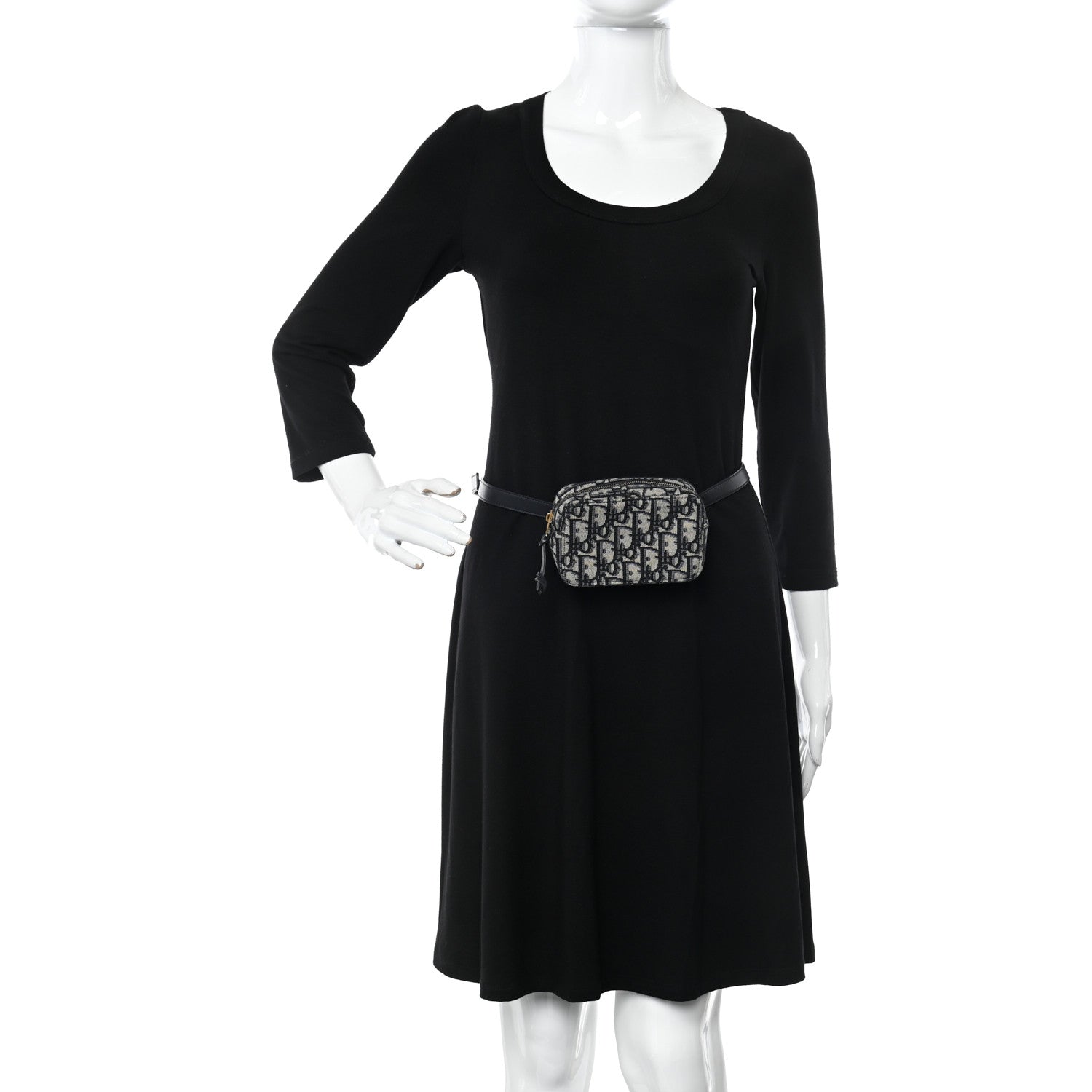 Christian Dior Oblique Belt Pouch Blue 2 of 10