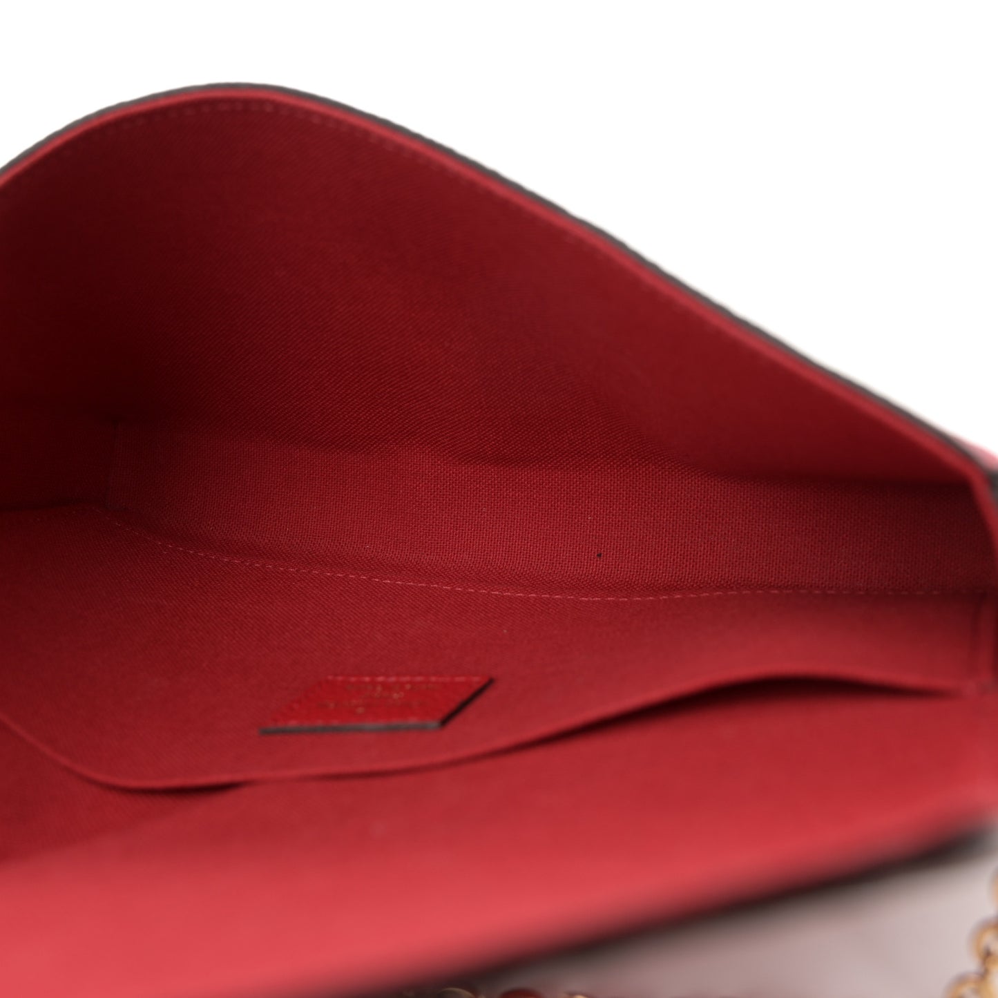 Empreinte Pochette Felicie Chain Wallet Scarlet