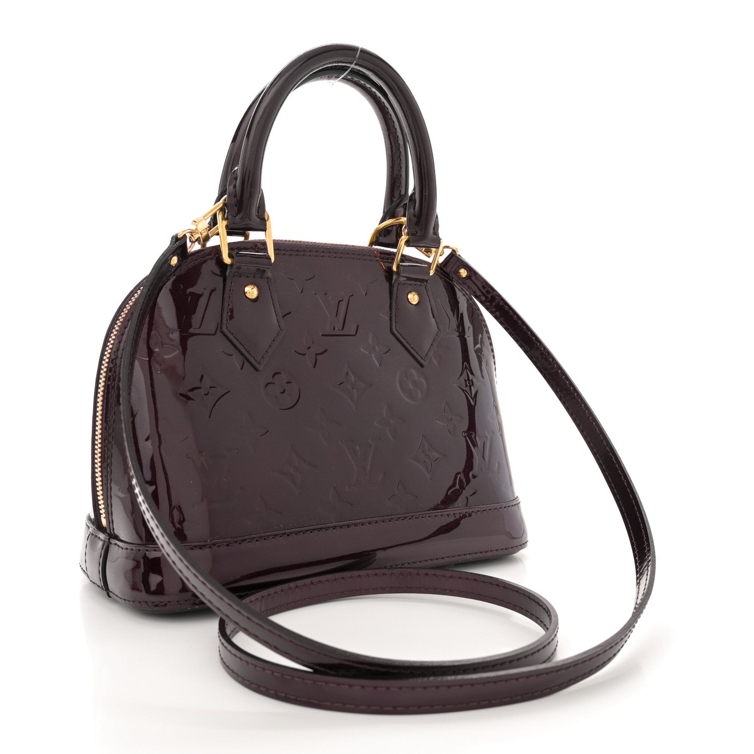 Louis Vuitton Vernis Alma BB Amarante 3 of 11
