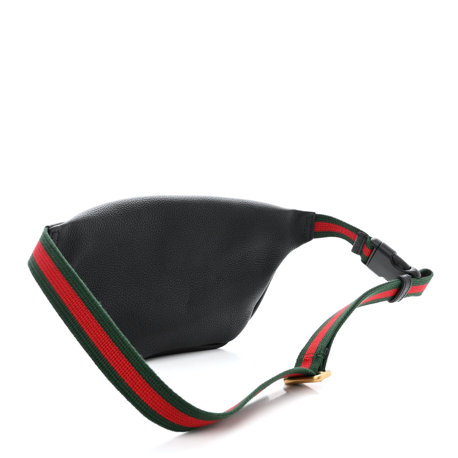 Gucci Grained Calfskin Small Logo Belt Bag Black 3 of 10