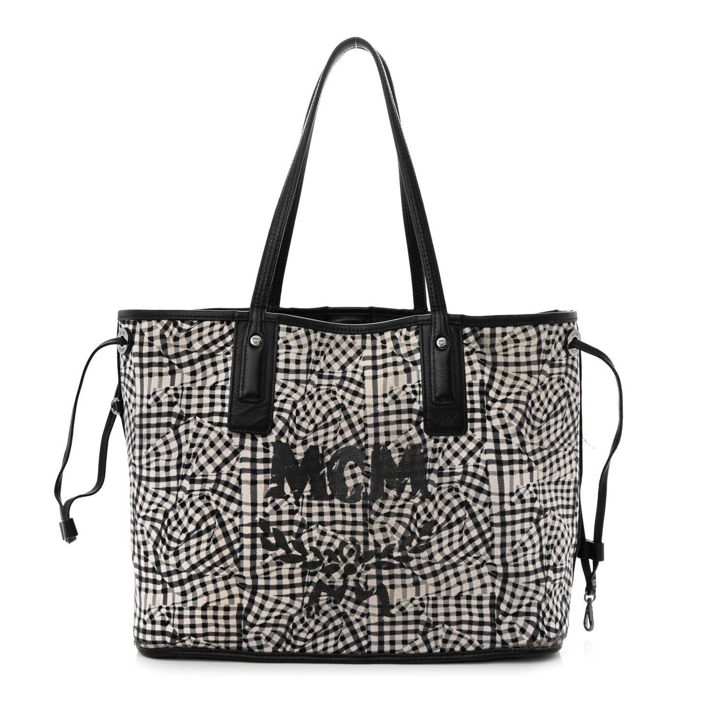 Visetos Medium Liz Reversible Shopper Tote Black