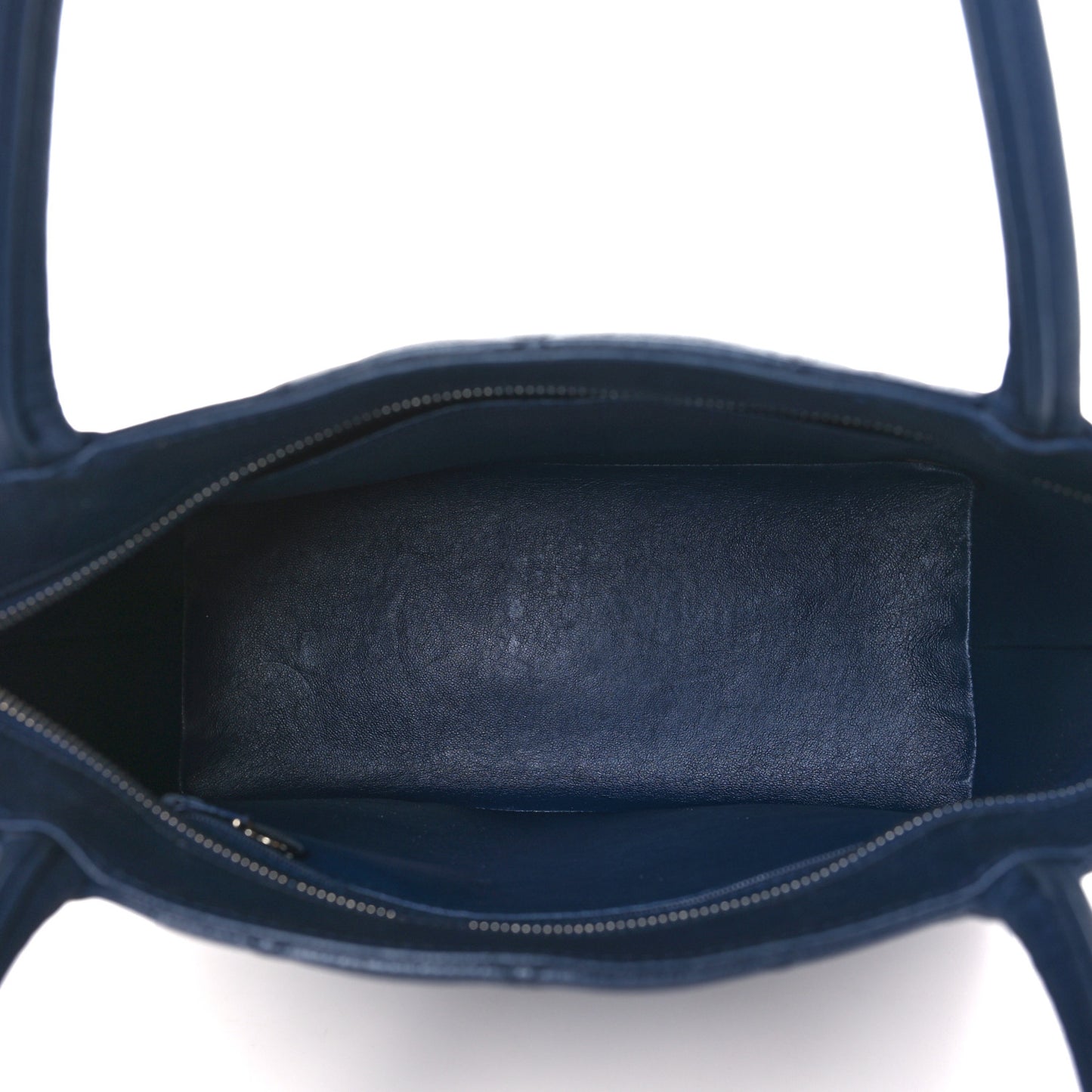 Caviar Quilted Medallion Tote Blue