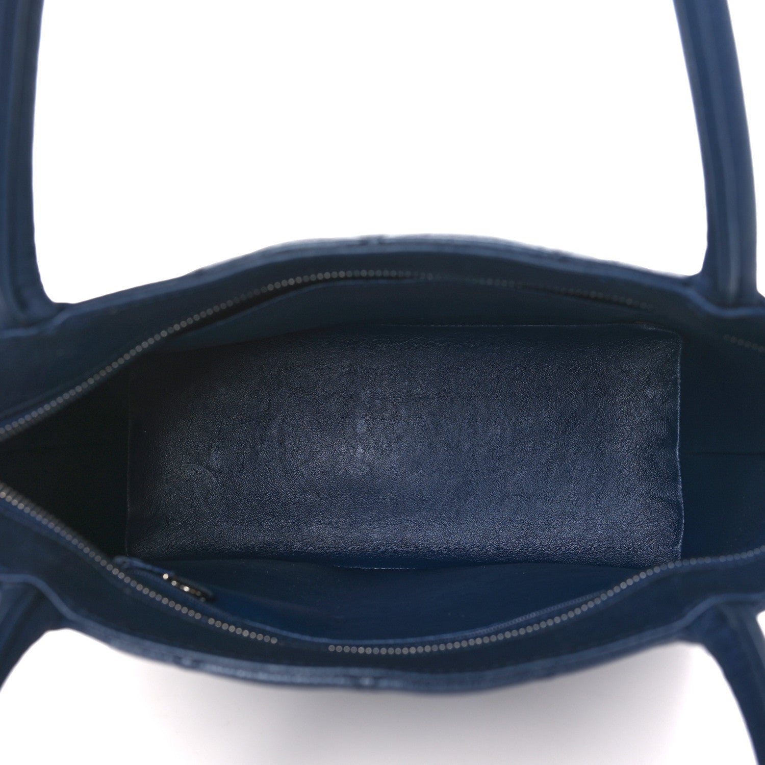 Chanel Caviar Quilted Medallion Tote Blue 6 of 13