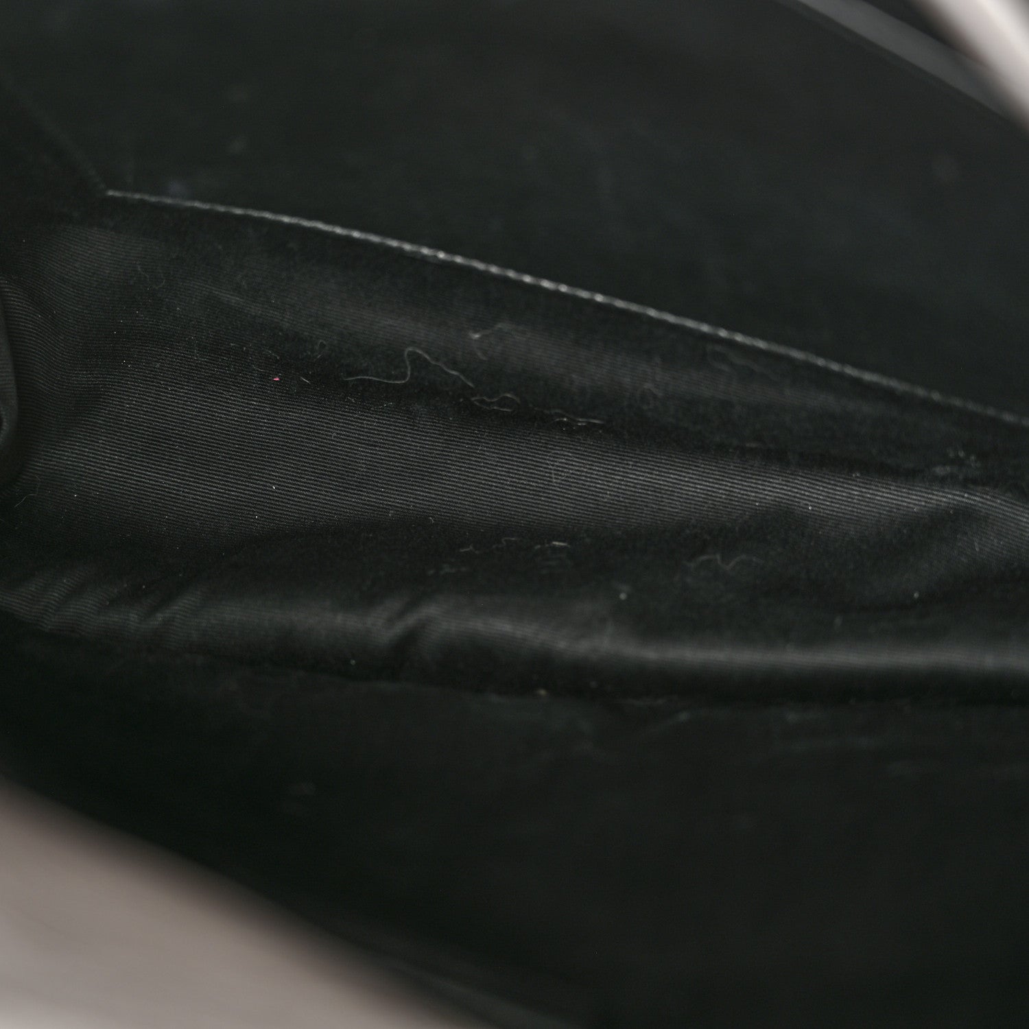 Saint Laurent Crinkled Calfskin Matelasse Monogram Medium Niki Chain Satchel Fog 12 of 12